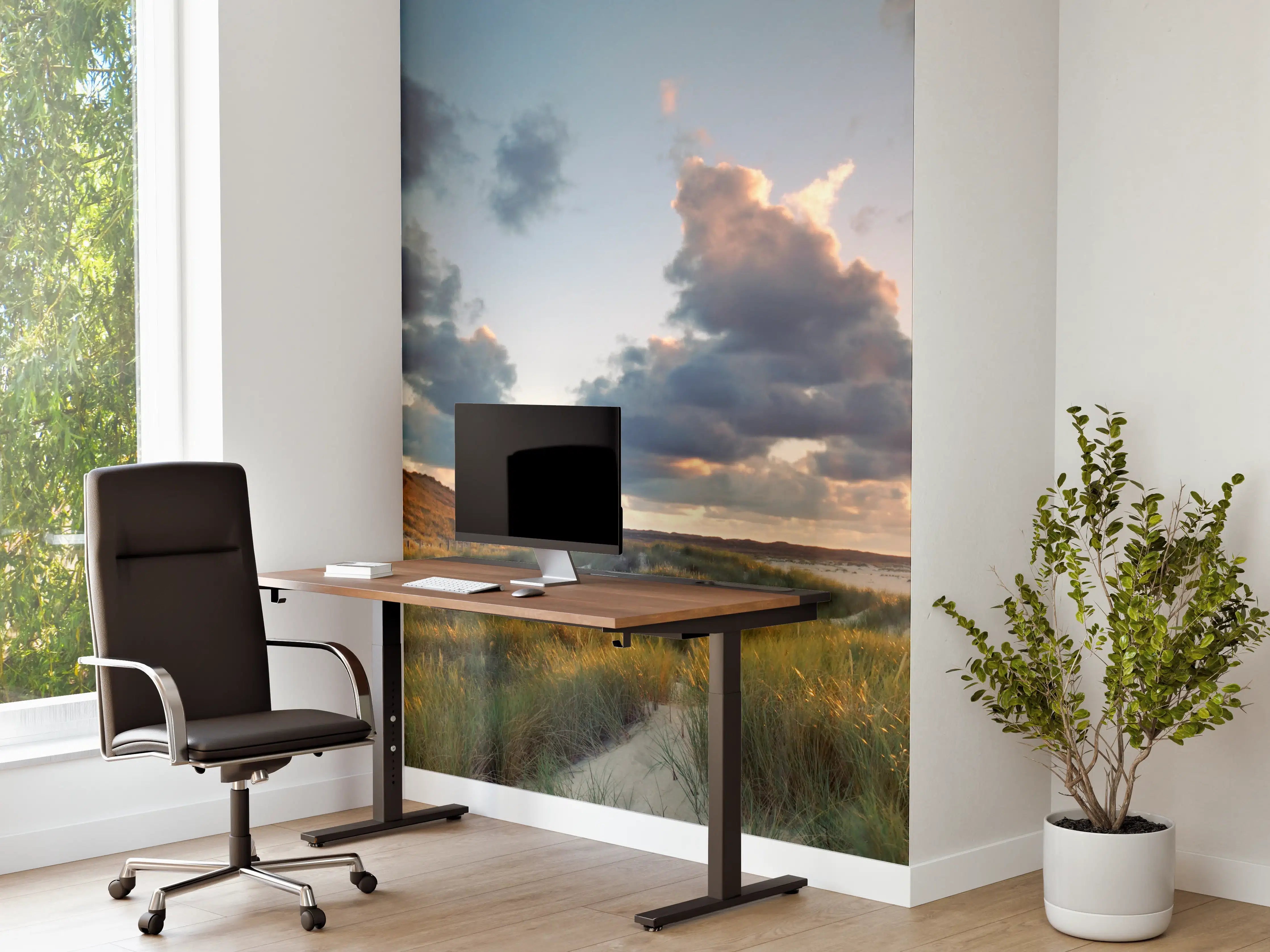 Büro Wandgestaltung - Sonnenuntergang Panorama - Sylt