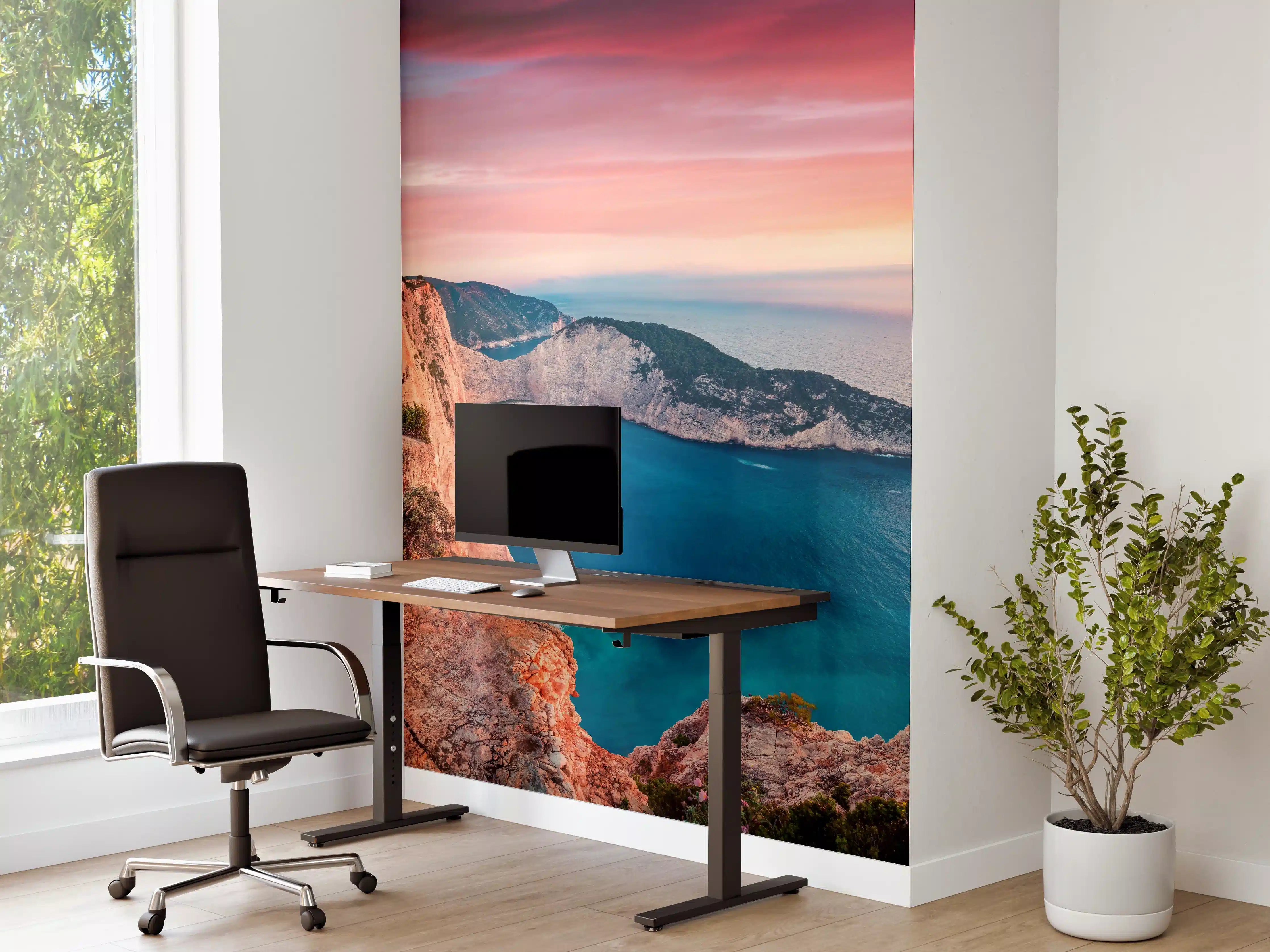 Büro Wandgestaltung - Sonnenuntergang am Shipwreck Beach