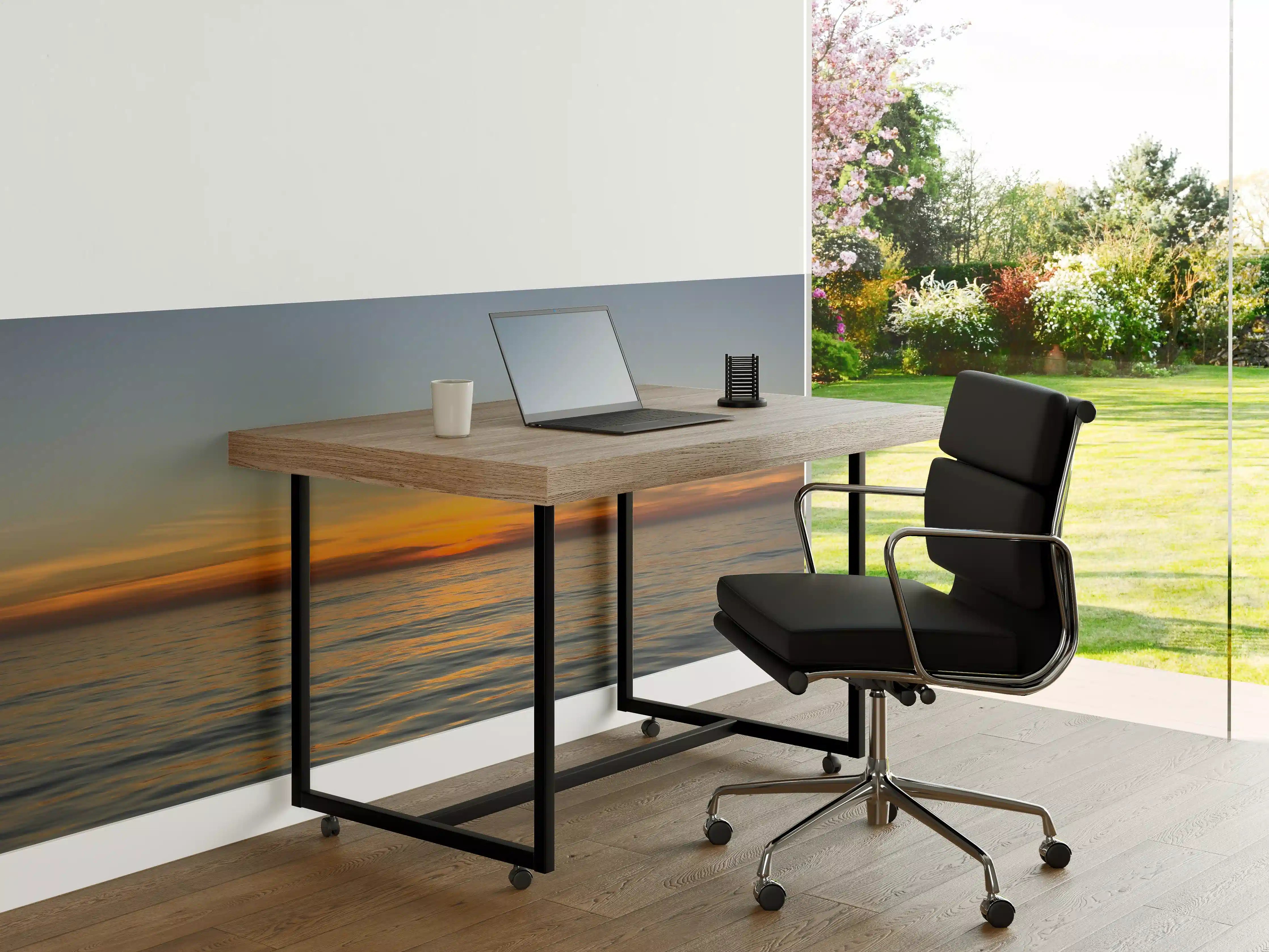 Büro Wandgestaltung - Sonnenuntergang über ruhigem Meer