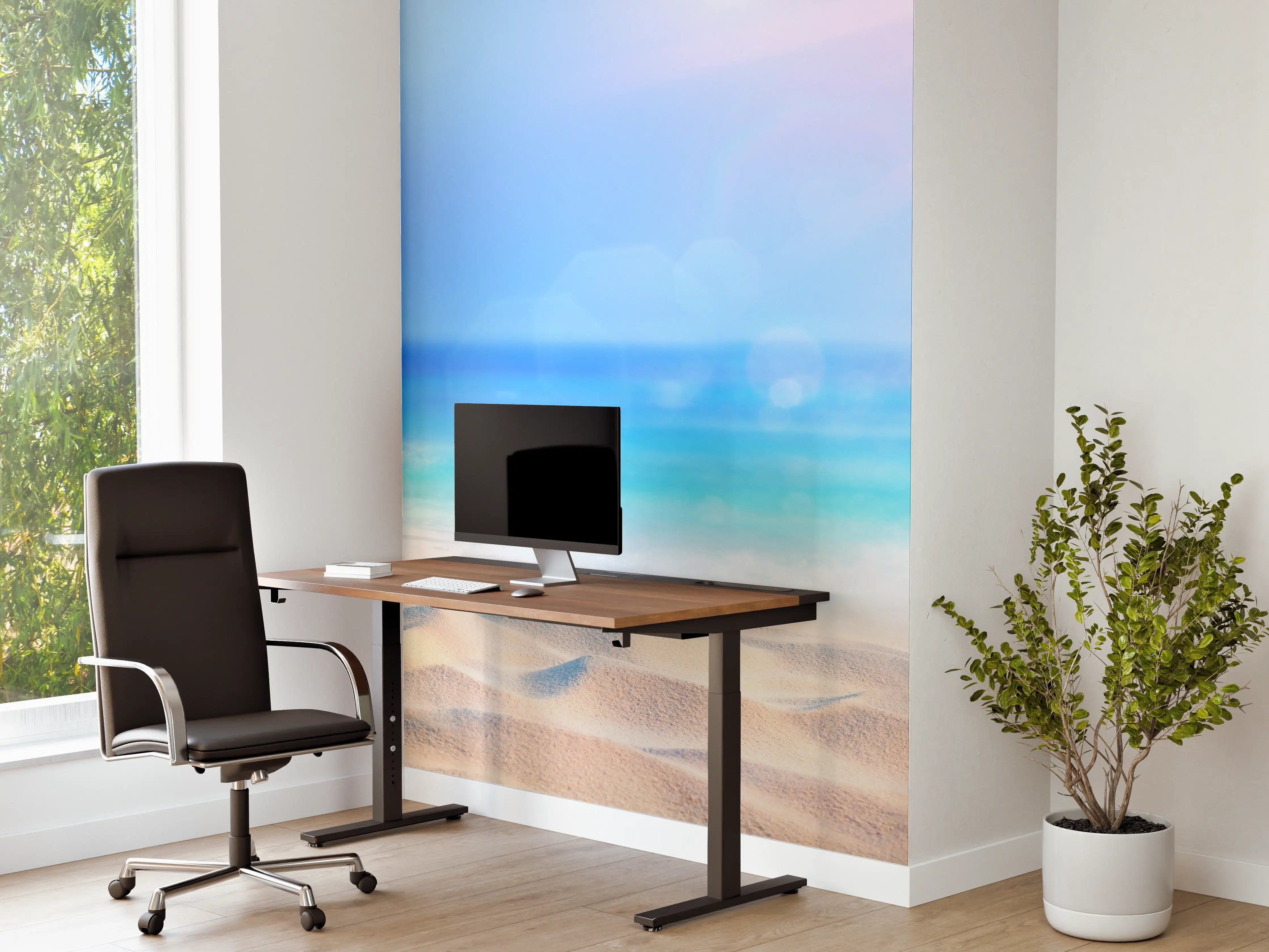 Büro Wandgestaltung - Sonniger tropischer Strand