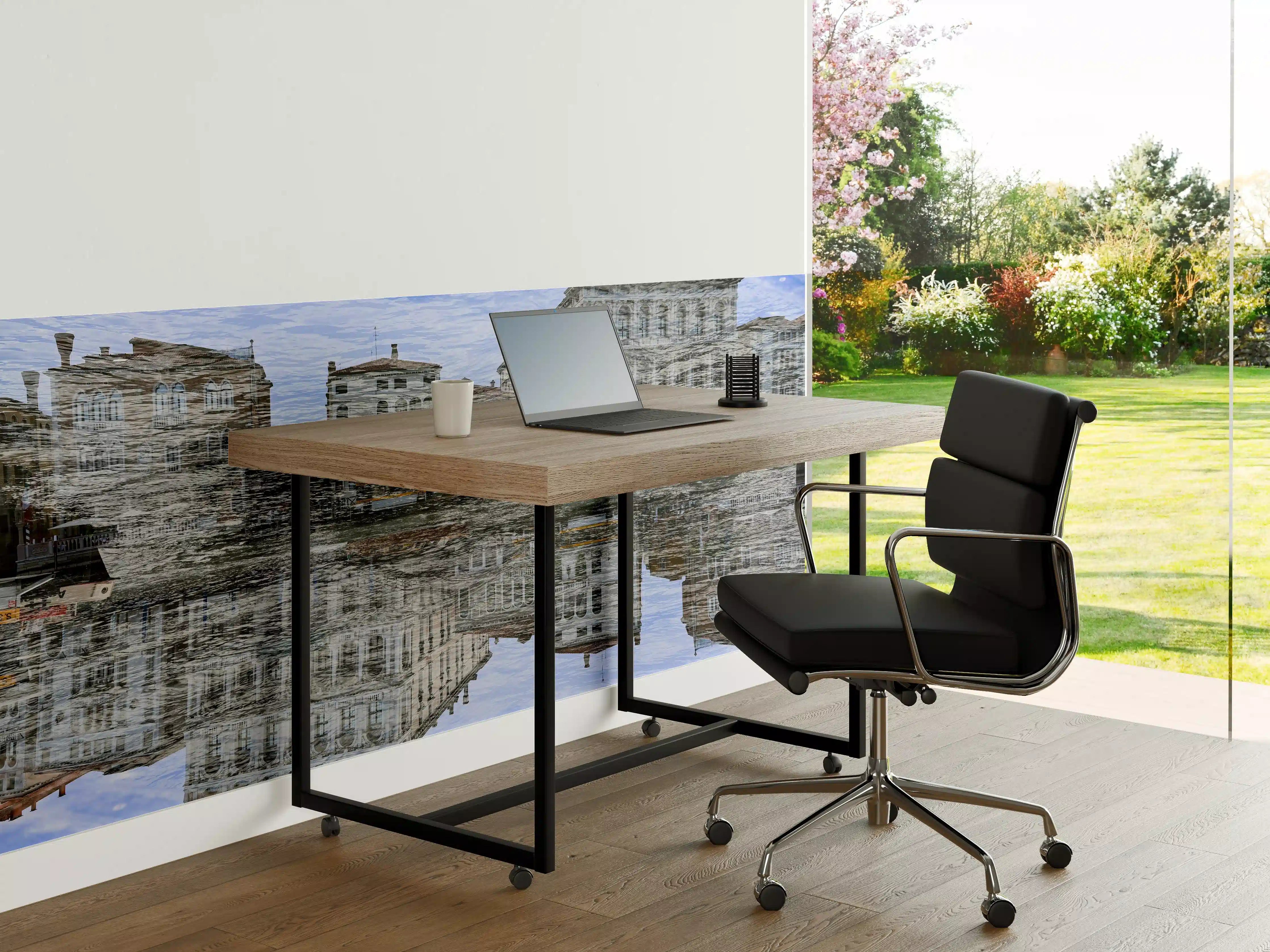 Büro Wandgestaltung - Spiegelung Venedig Doppelbelichtung