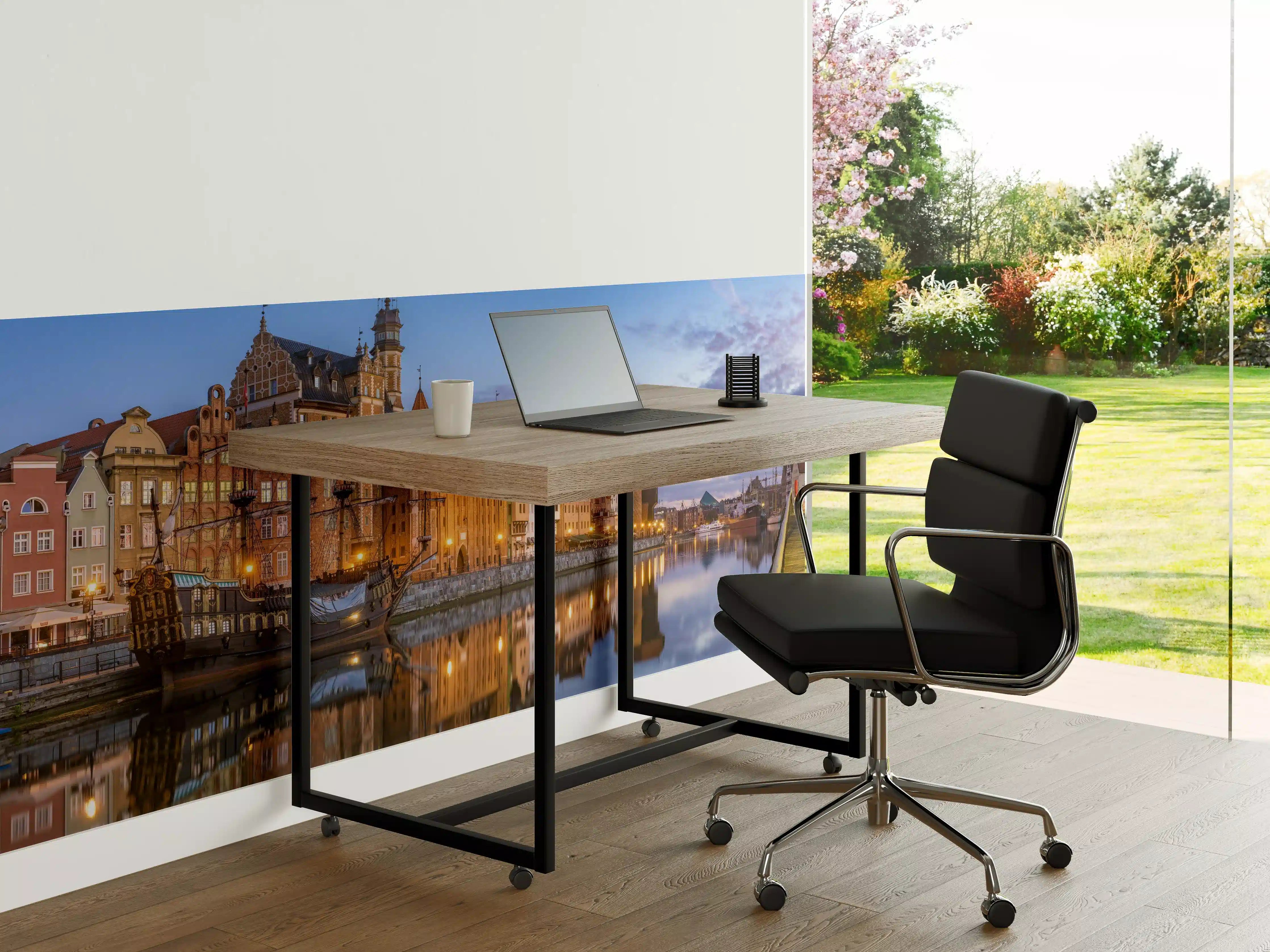 Büro Wandgestaltung - Stadtbild von Gdansk in Polen