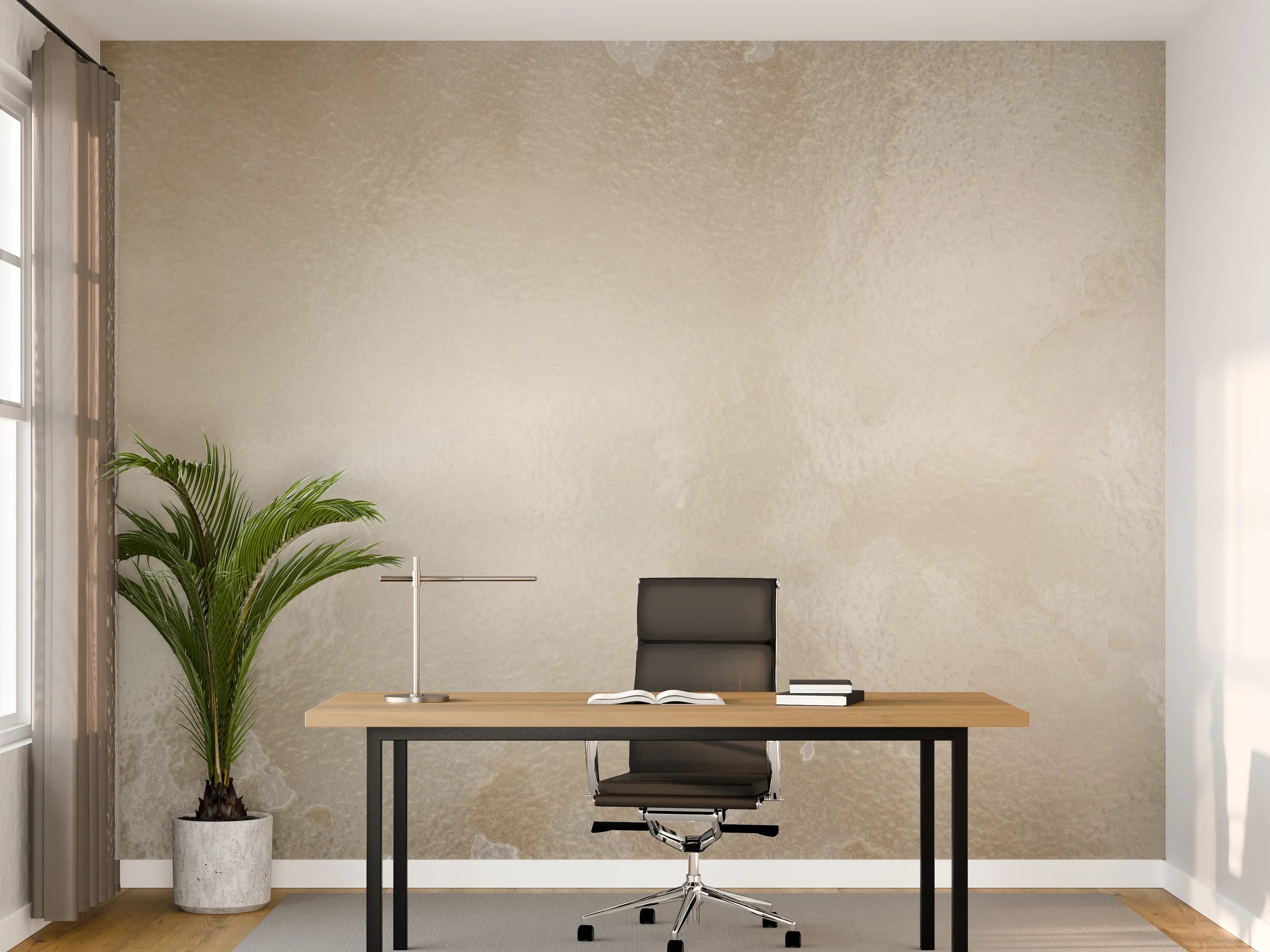 Büro Wandgestaltung - Steinartiges Aquarell