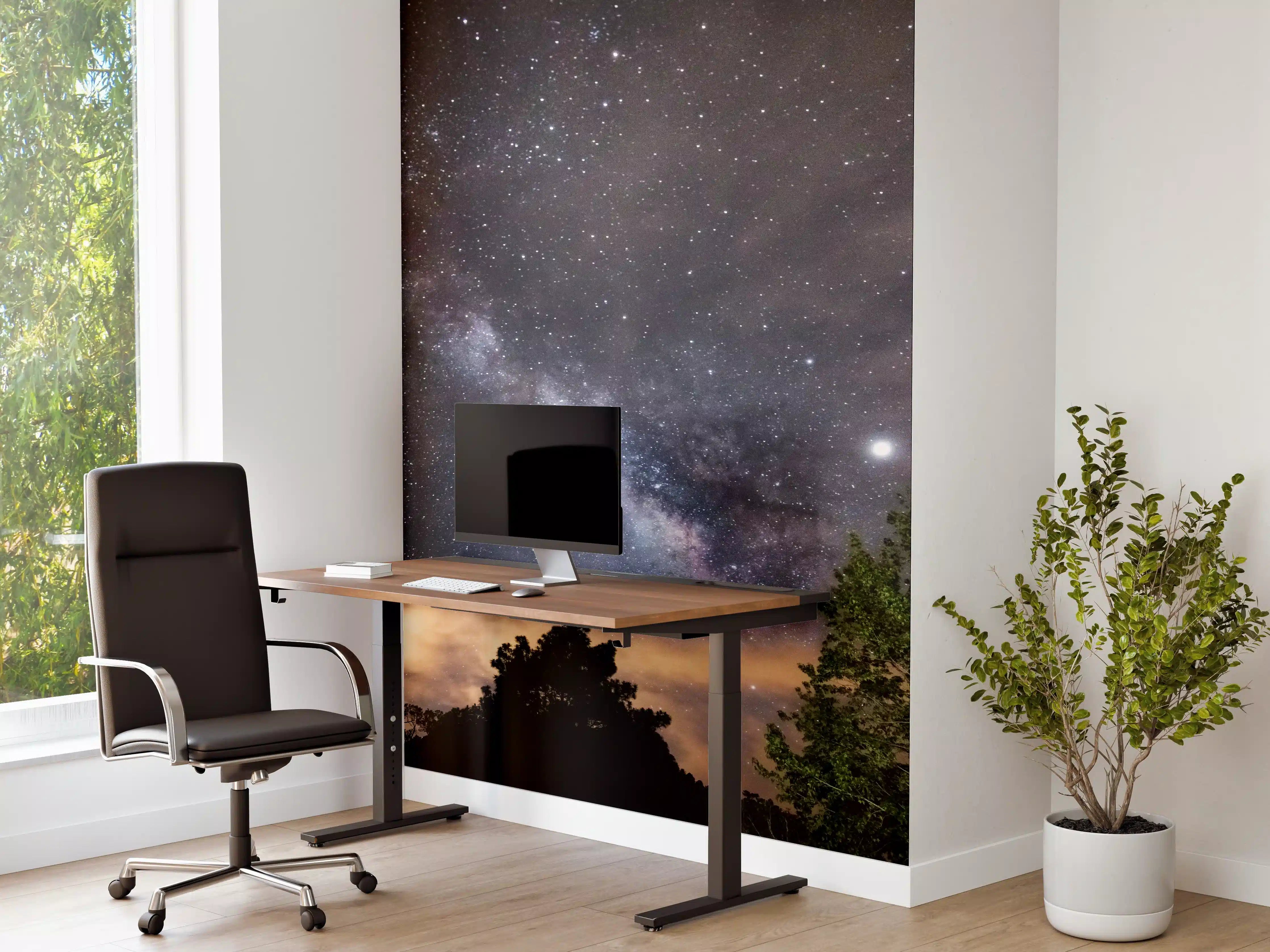Büro Wandgestaltung - Sterne im Himmel bei Nacht