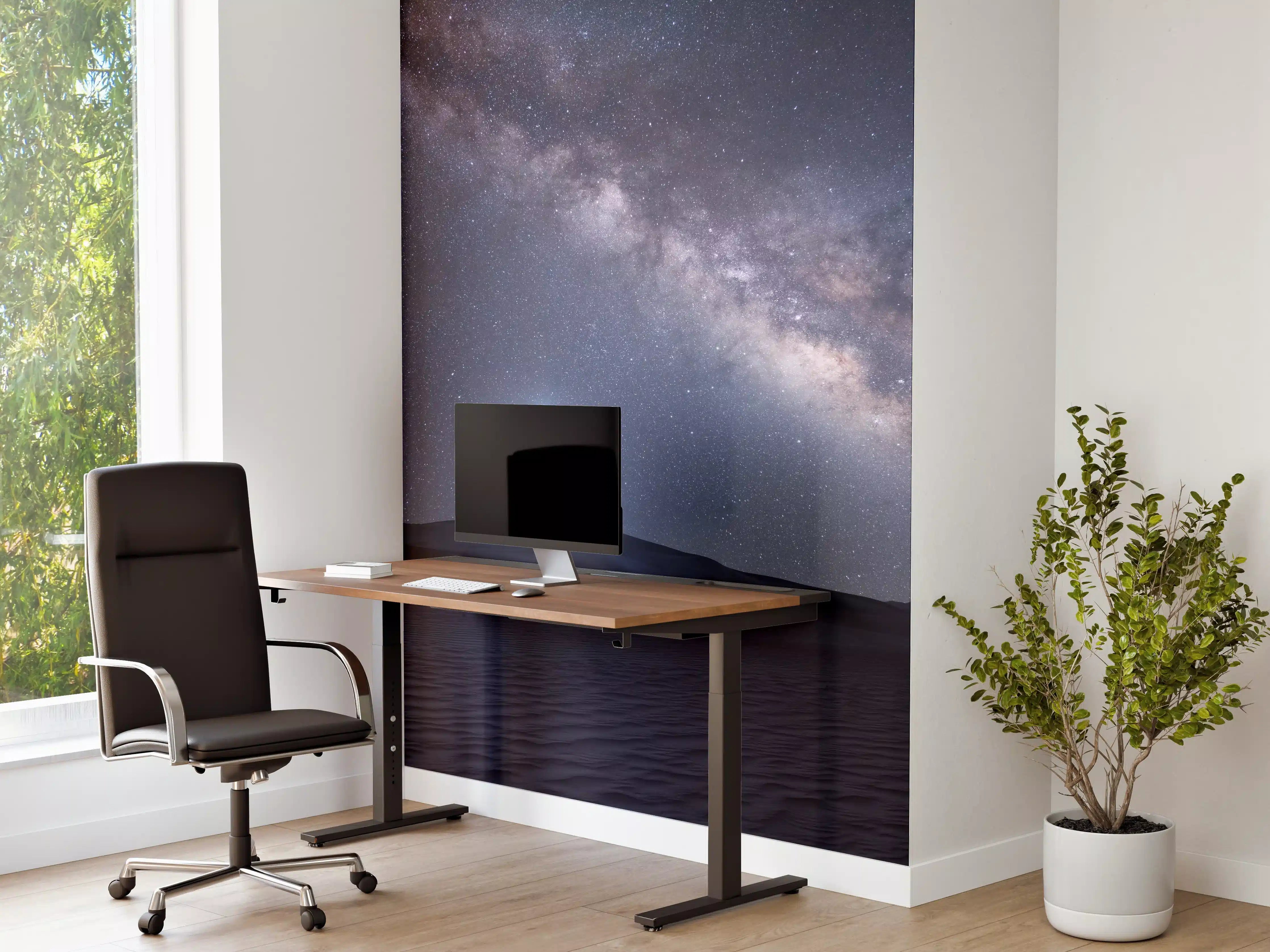 Büro Wandgestaltung - Sternenklarer Nachthimmel