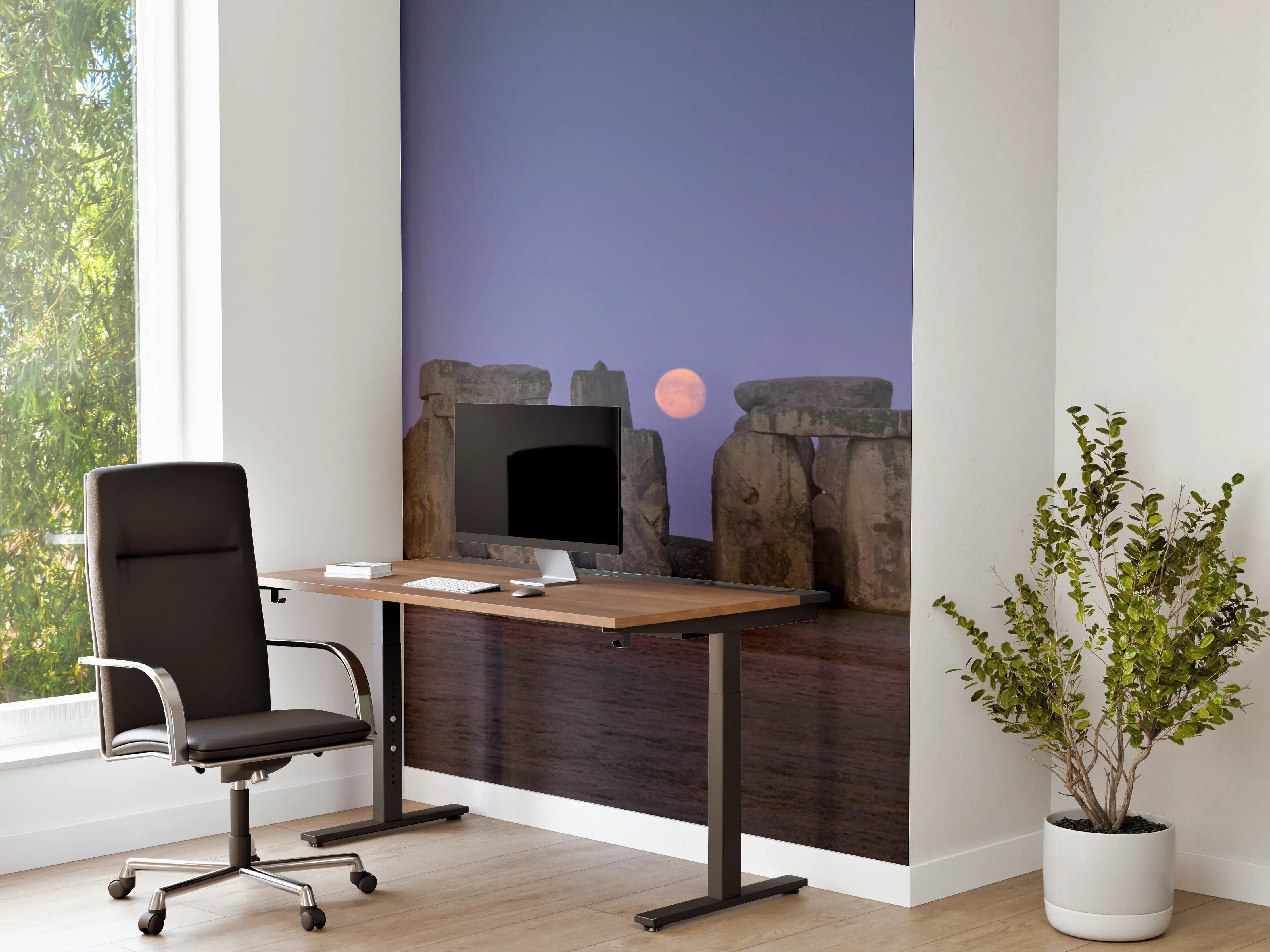 Büro Wandgestaltung - Stonehenge bei Nacht - England
