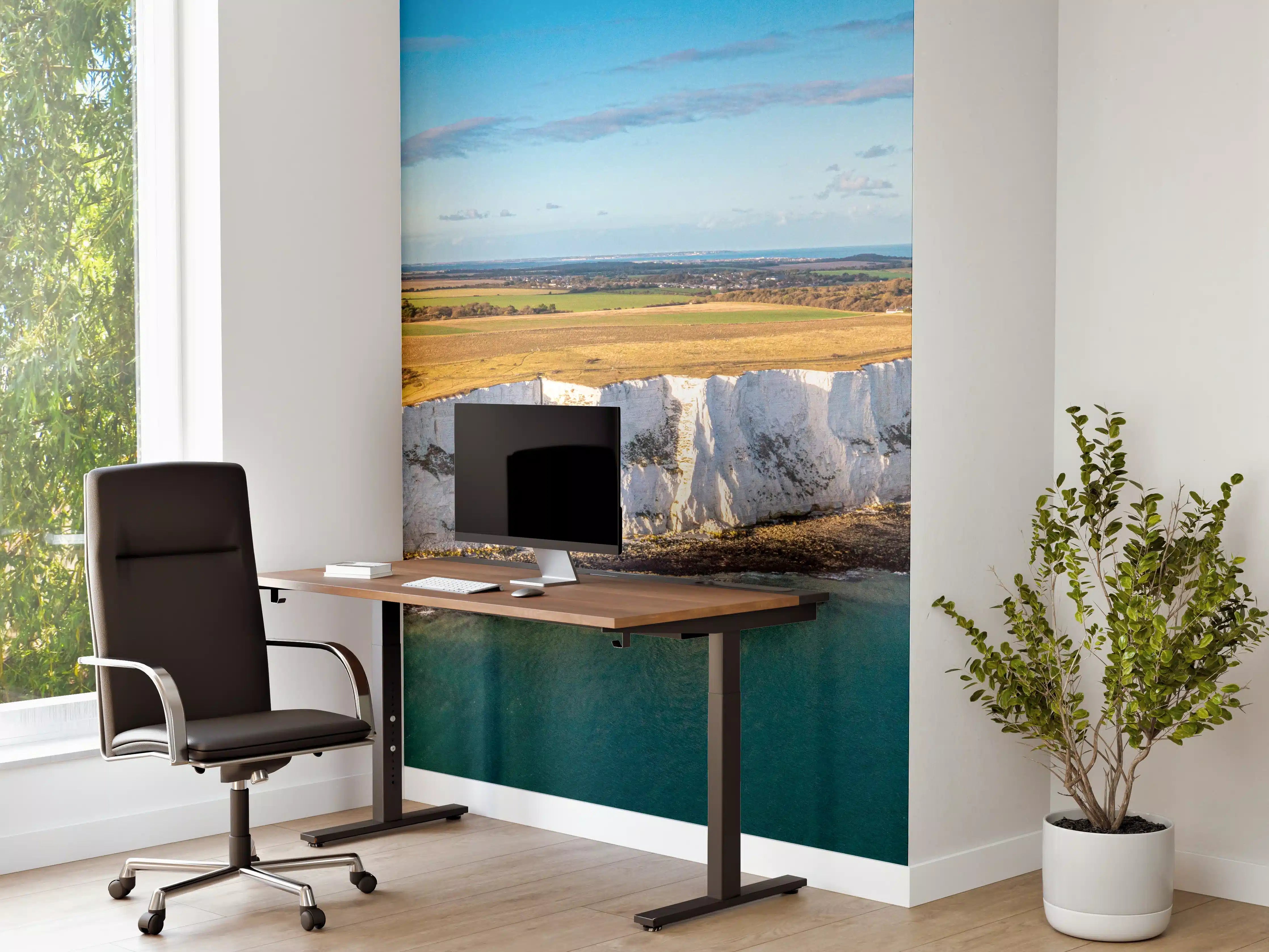 Büro Wandgestaltung - Strahlende White Cliffs of Dover