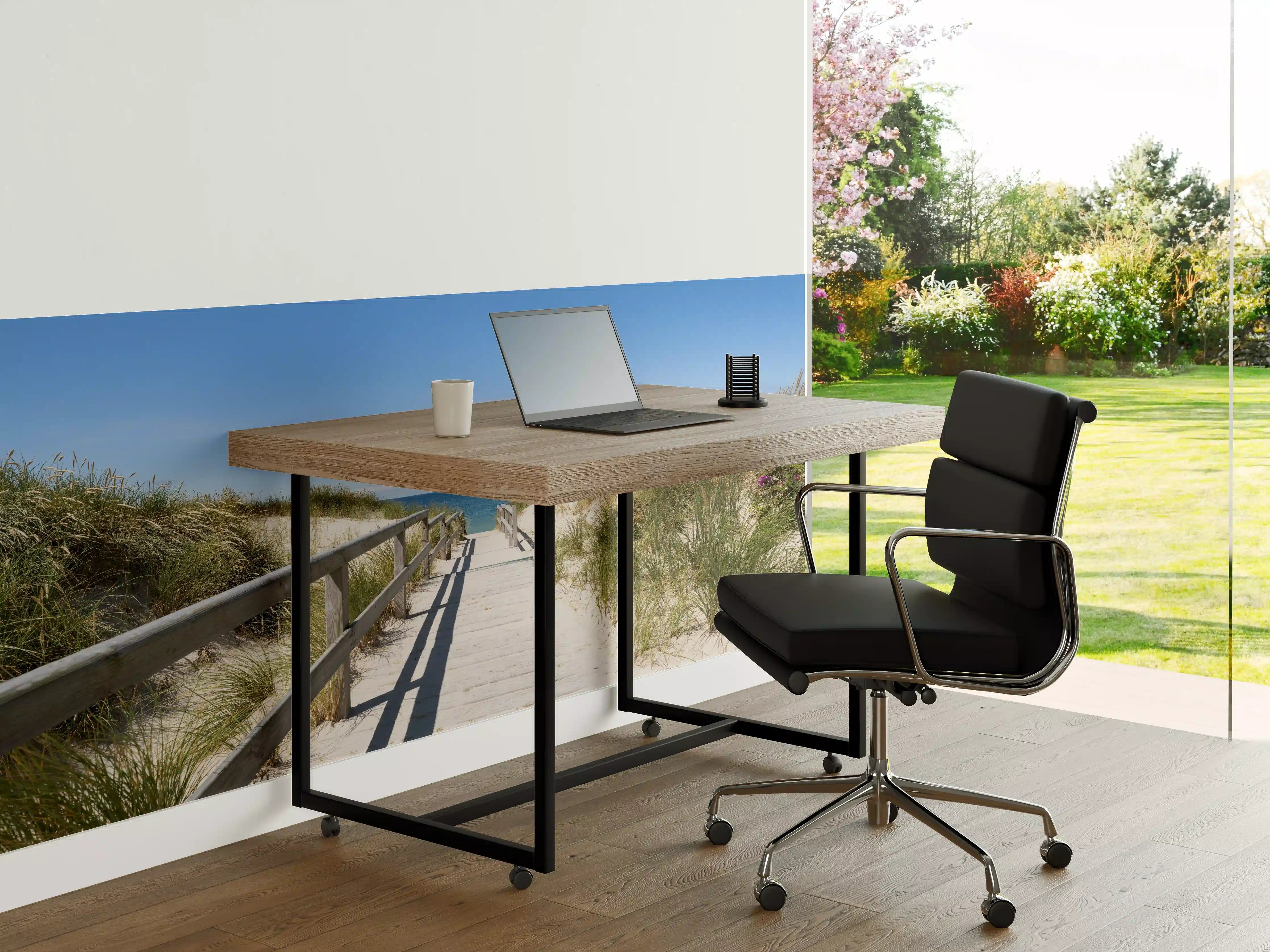 Büro Wandgestaltung - Strandweg mit Dünen und Blick aufs Meer