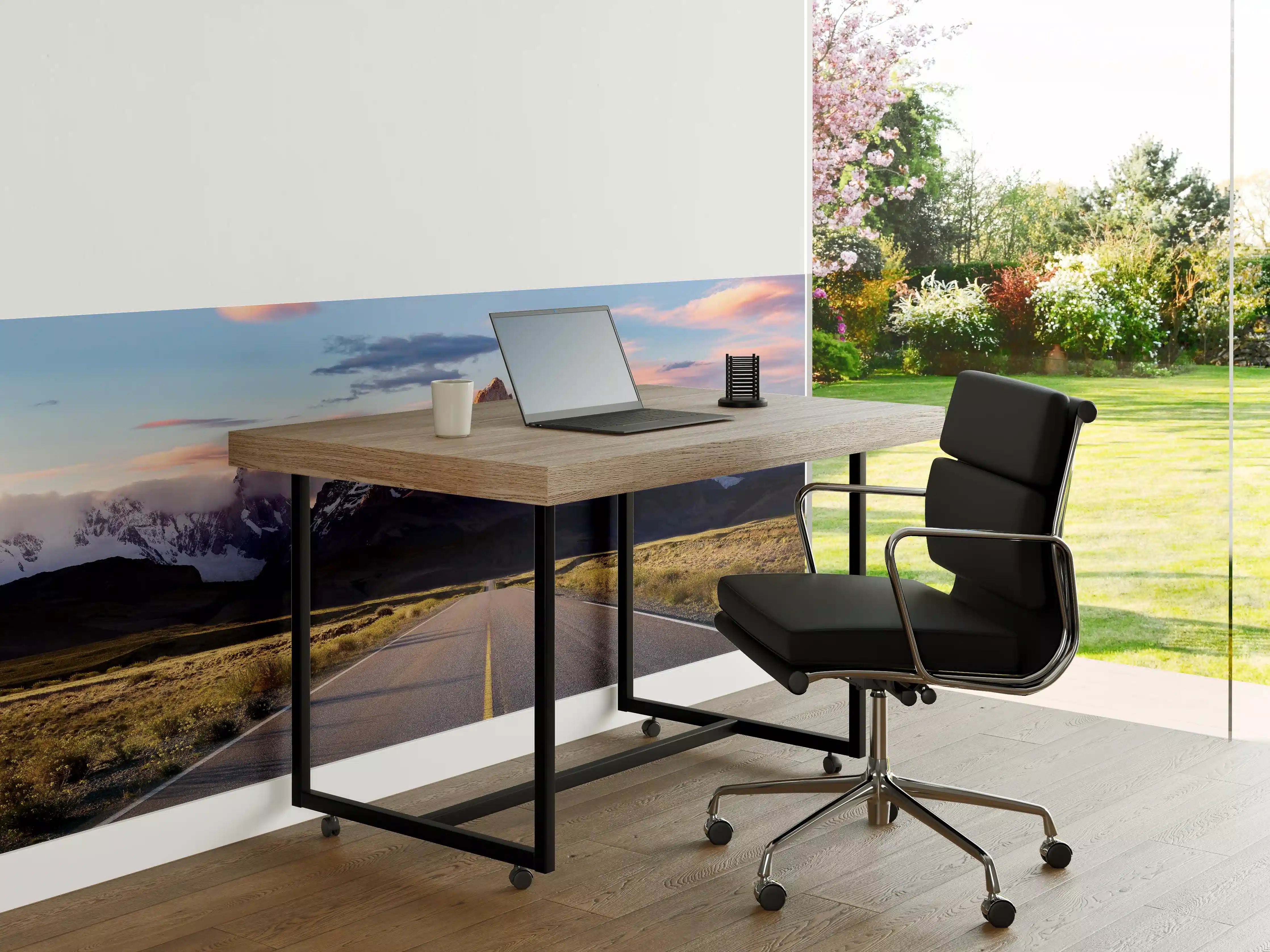 Büro Wandgestaltung - Straße mit Blick auf Berge