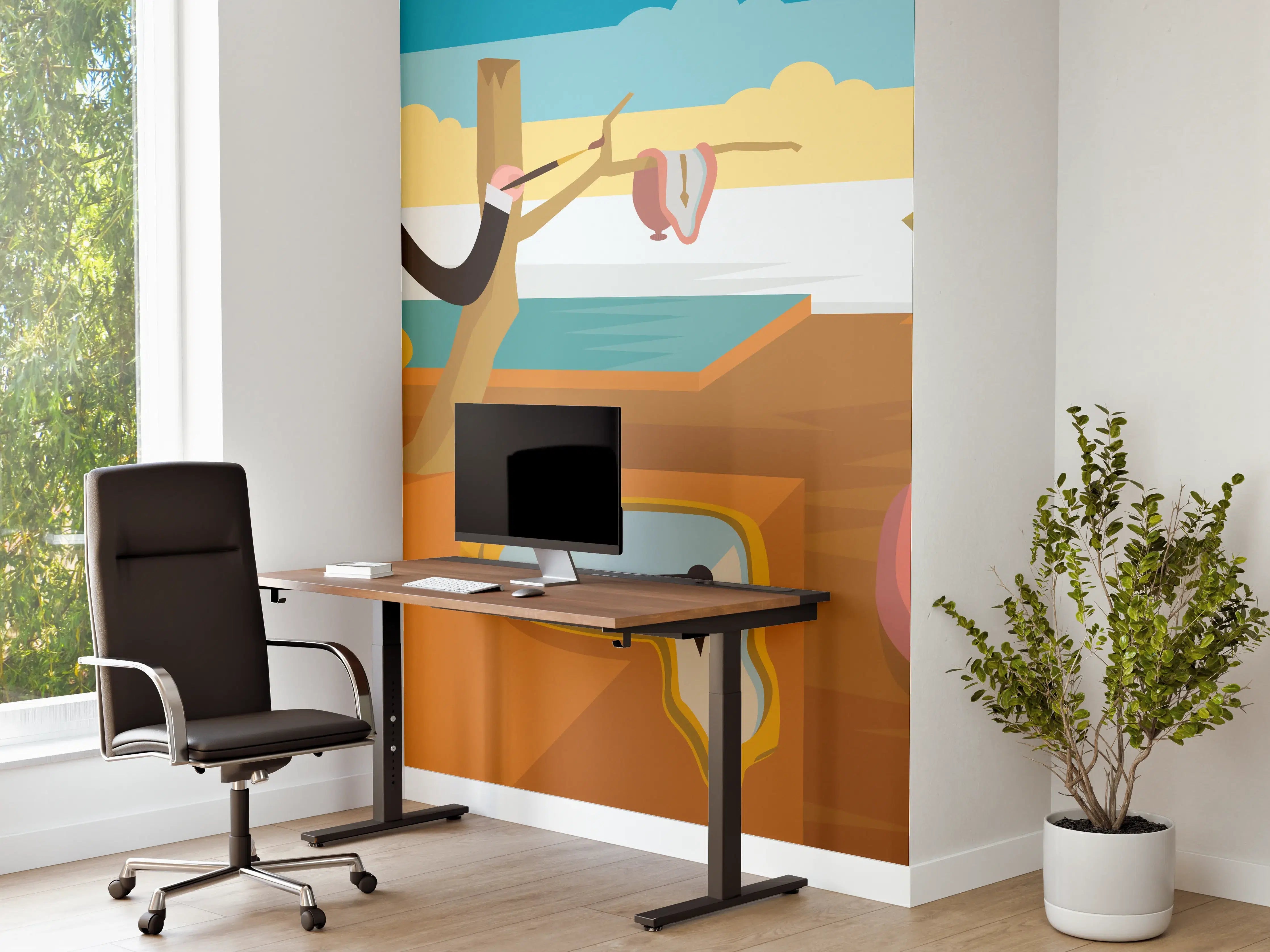 Büro Wandgestaltung - Surrealismus Meeresblick Malerei