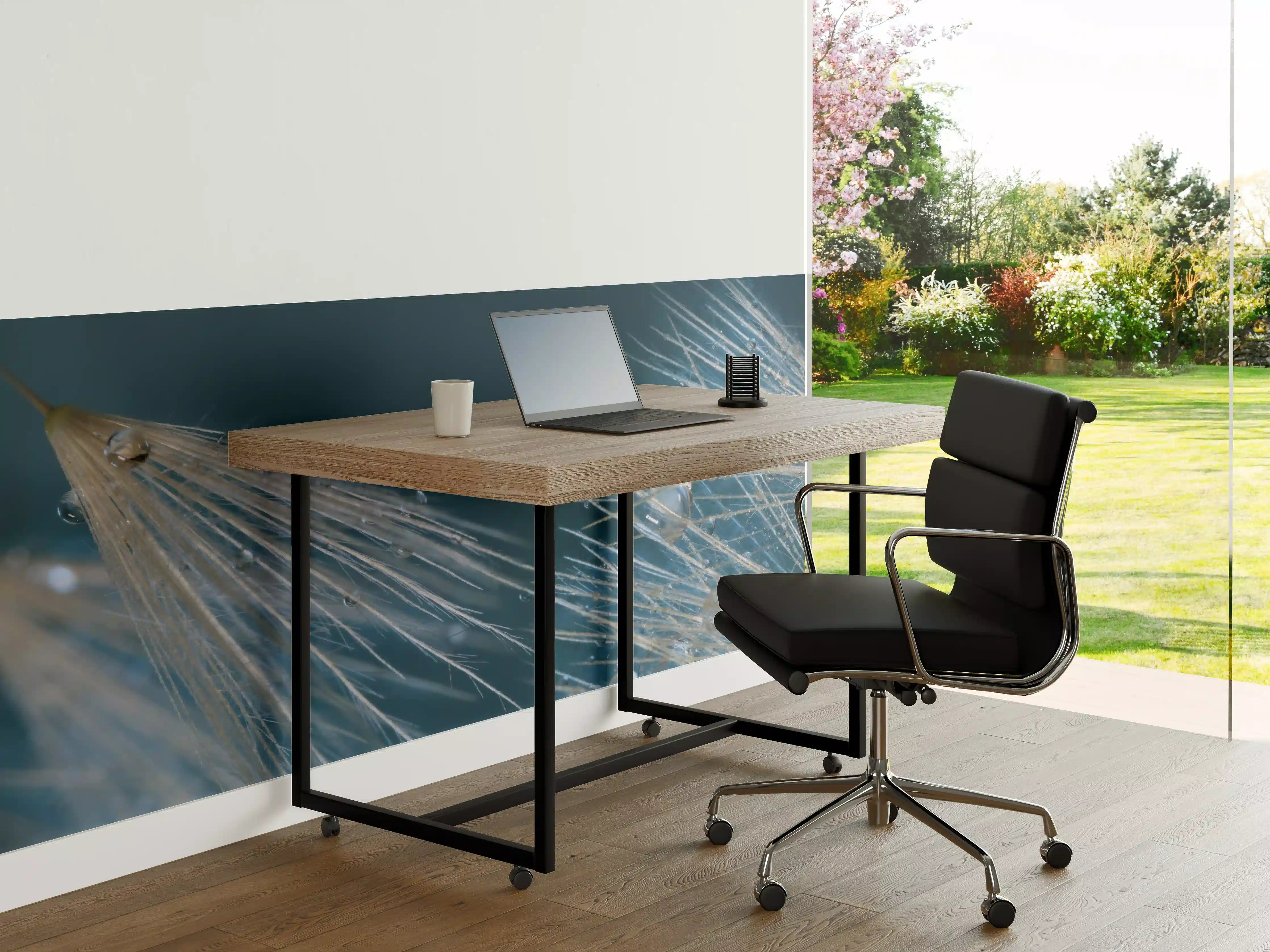 Büro Wandgestaltung - Tau mit Wassertröpfchen im Detail
