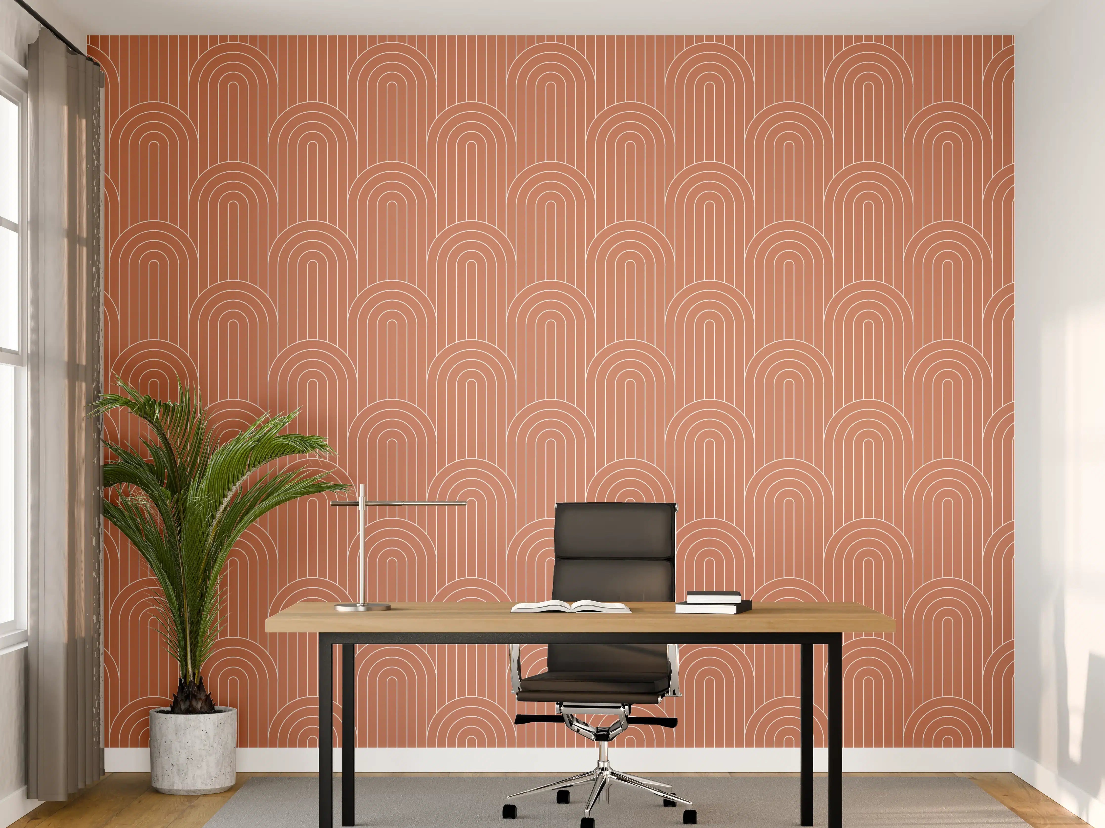 Büro Wandgestaltung - Terrakotta-Architekturgestaltung
