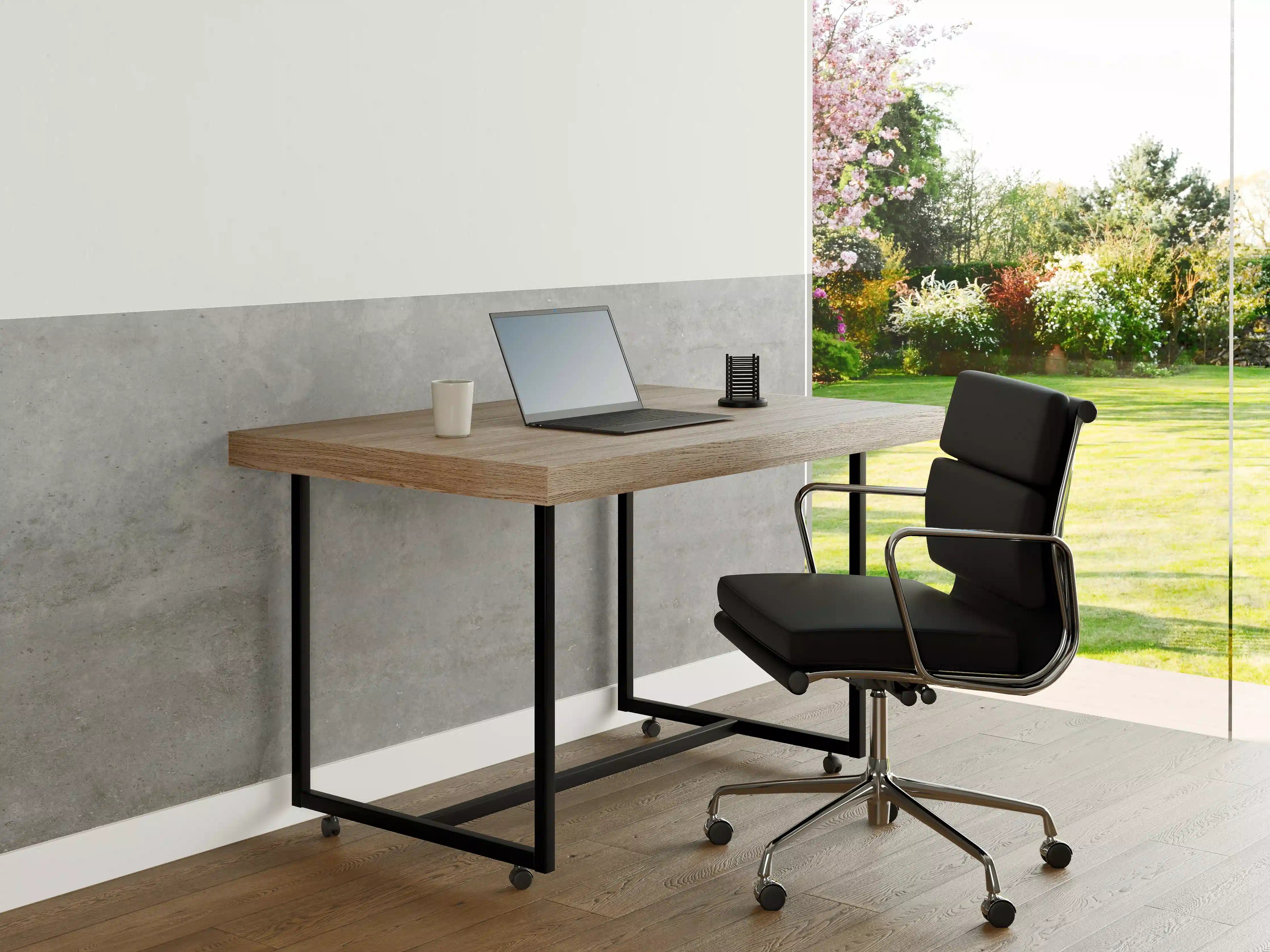 Büro Wandgestaltung - Textur Grau-Weißer Marmor