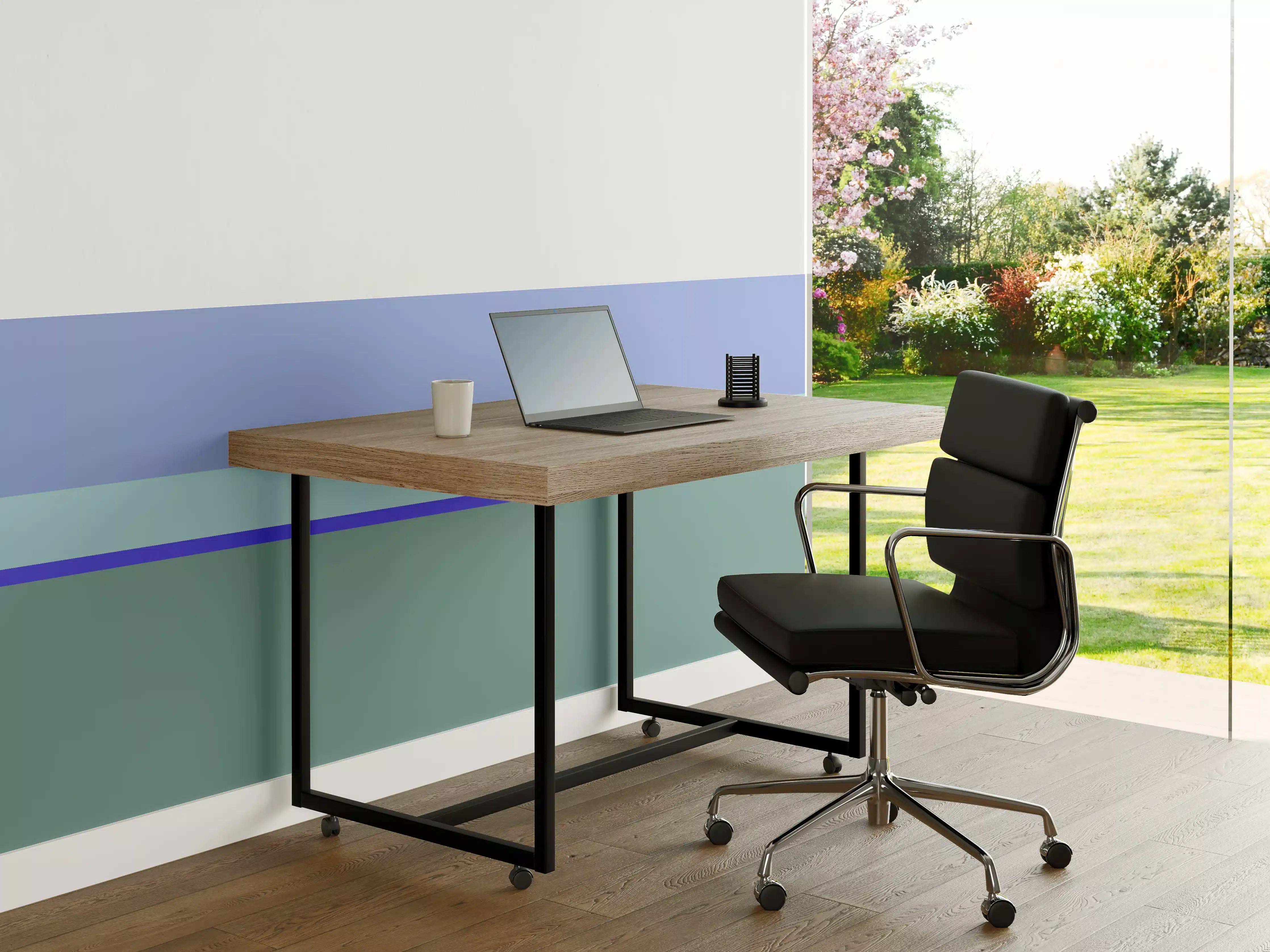 Büro Wandgestaltung - The Blues - Horizontal - Lavender