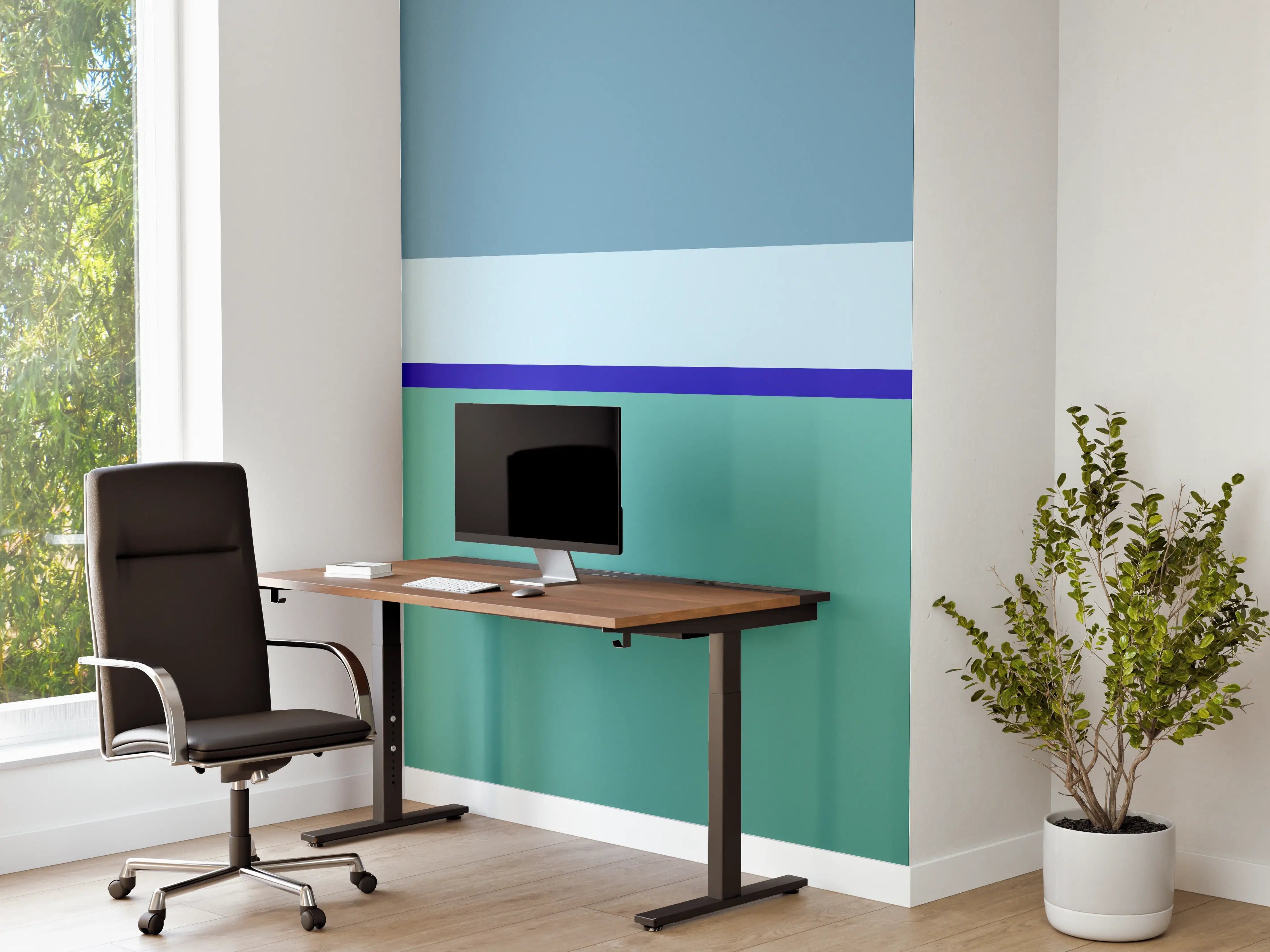 Büro Wandgestaltung - The Blues - Horizontal - Ocean