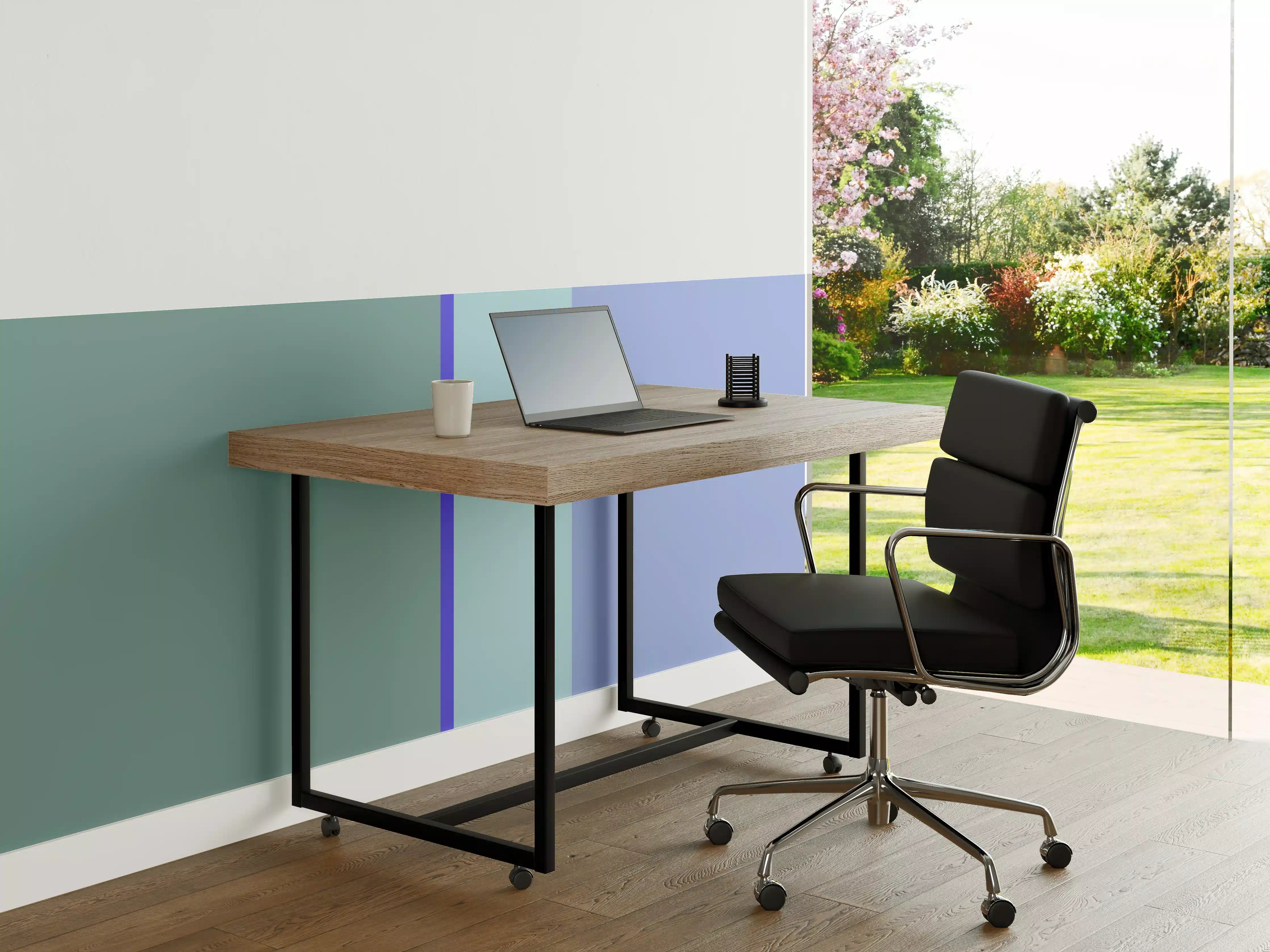 Büro Wandgestaltung - The Blues - Vertical - Lavender