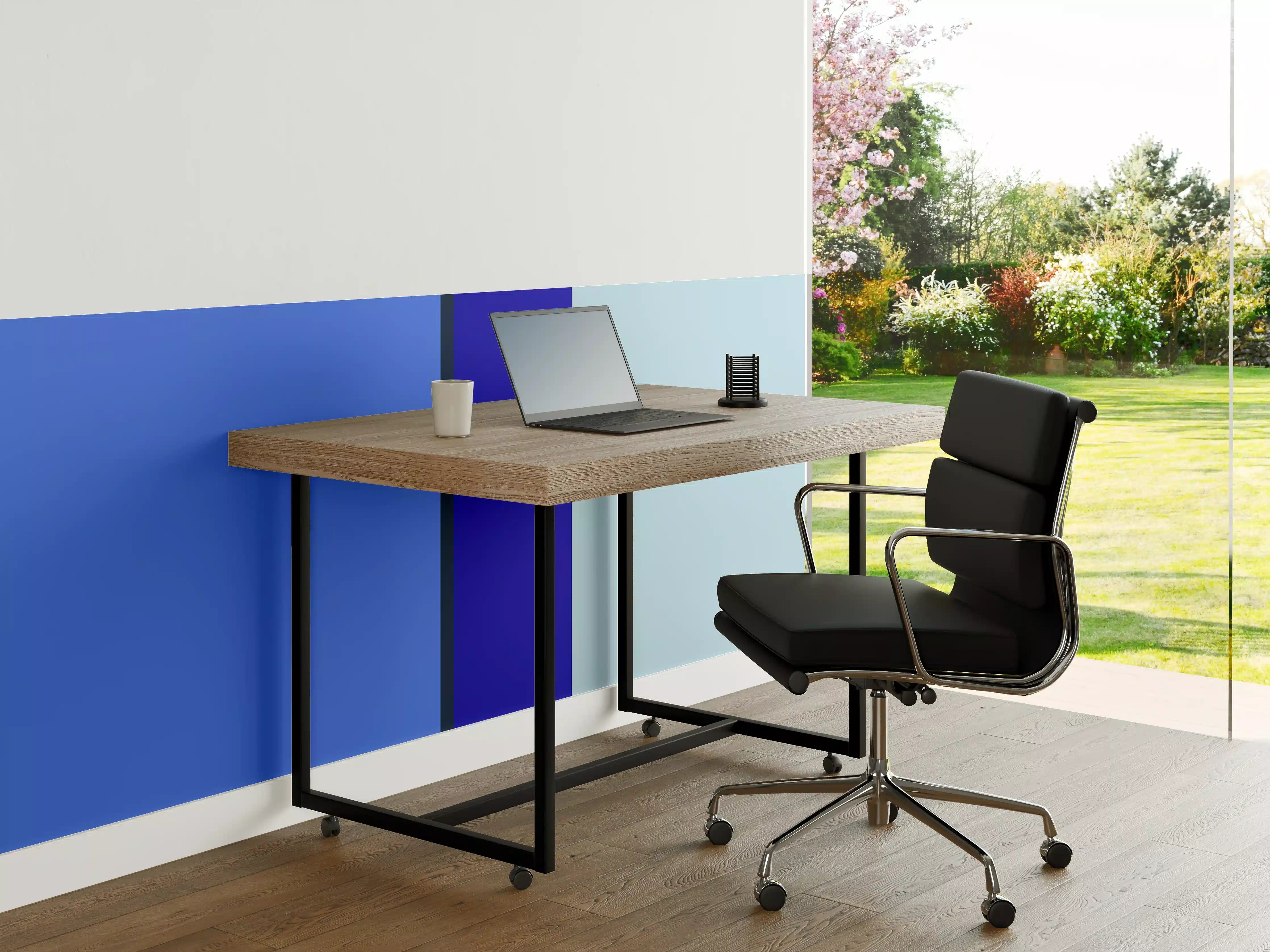 Büro Wandgestaltung - The Blues - Vertical - Waterfall