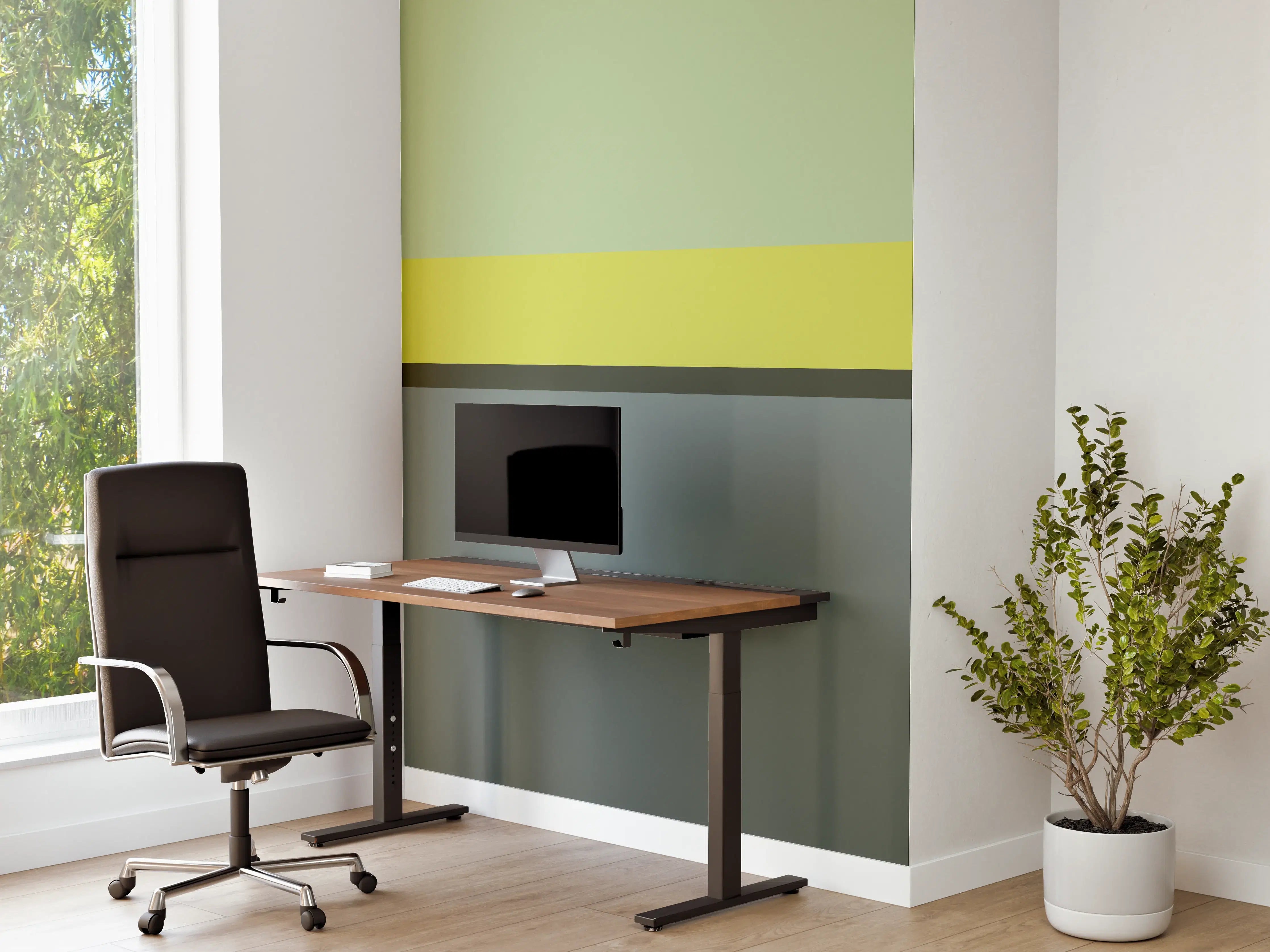 Büro Wandgestaltung - The Greens - Horizontal - Matcha