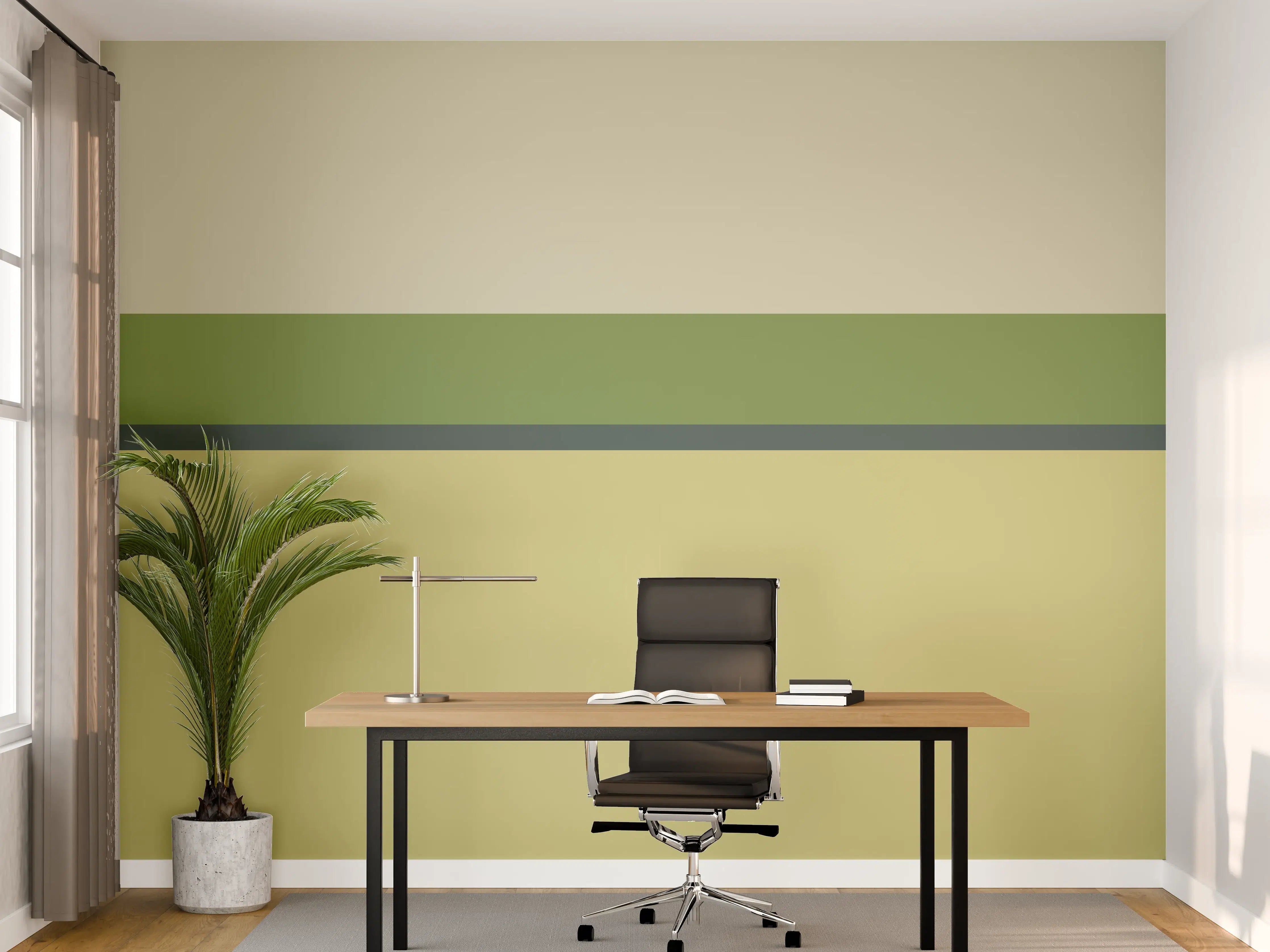 Büro Wandgestaltung - The Greens - Horizontal - Pistachio
