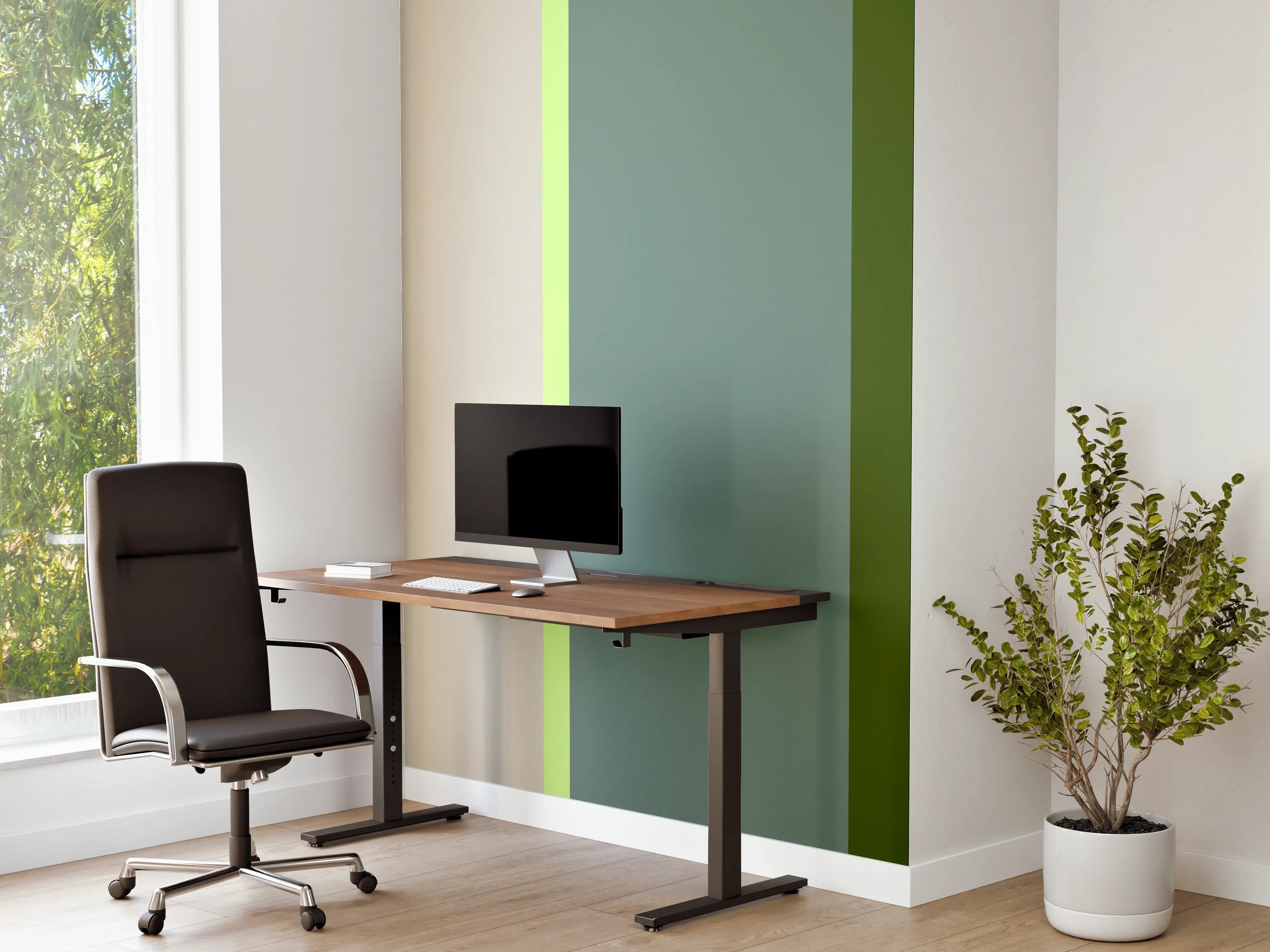 Büro Wandgestaltung - The Greens - Vertical - Granny Smith