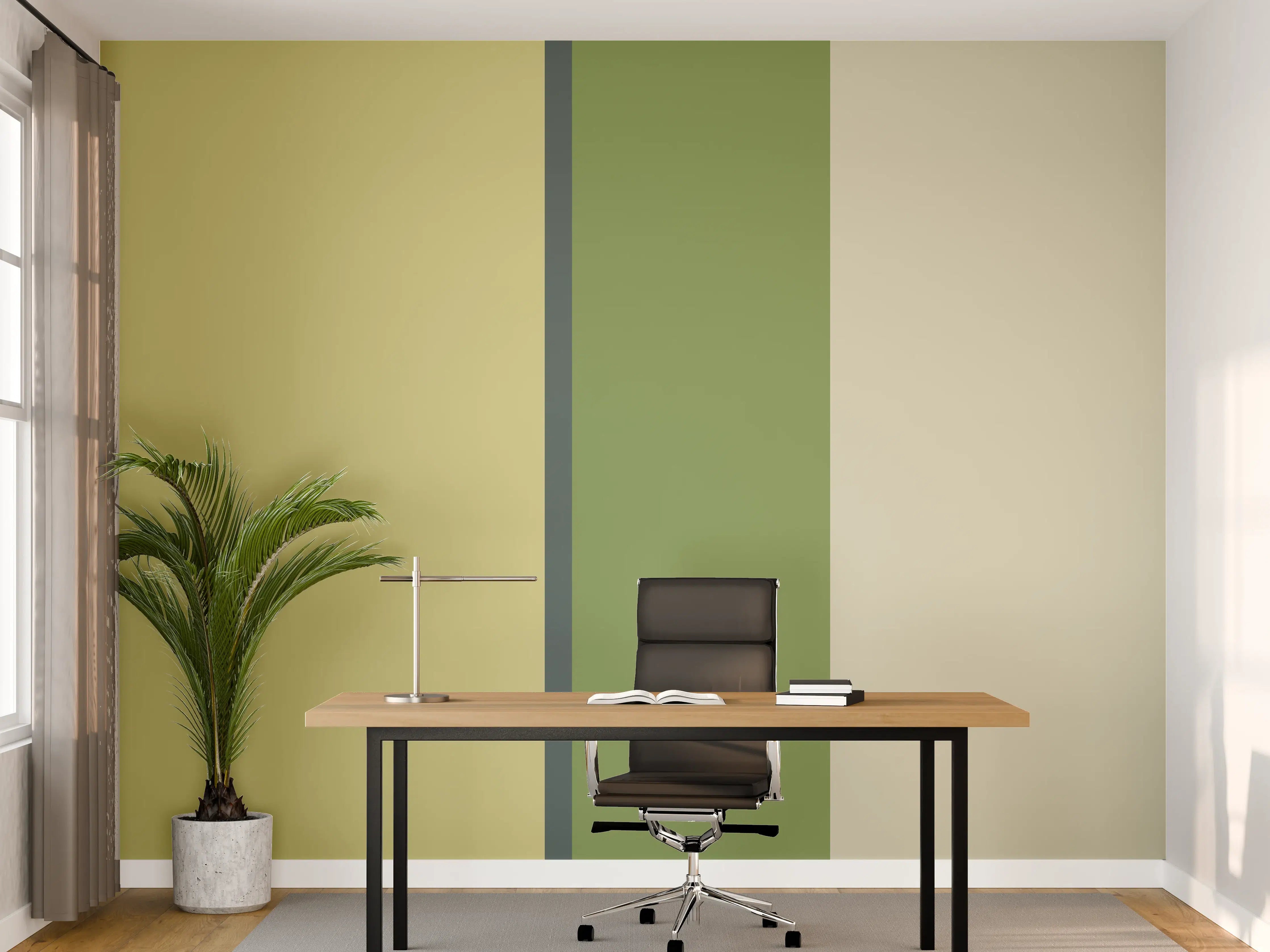 Büro Wandgestaltung - The Greens - Vertical - Pistachio