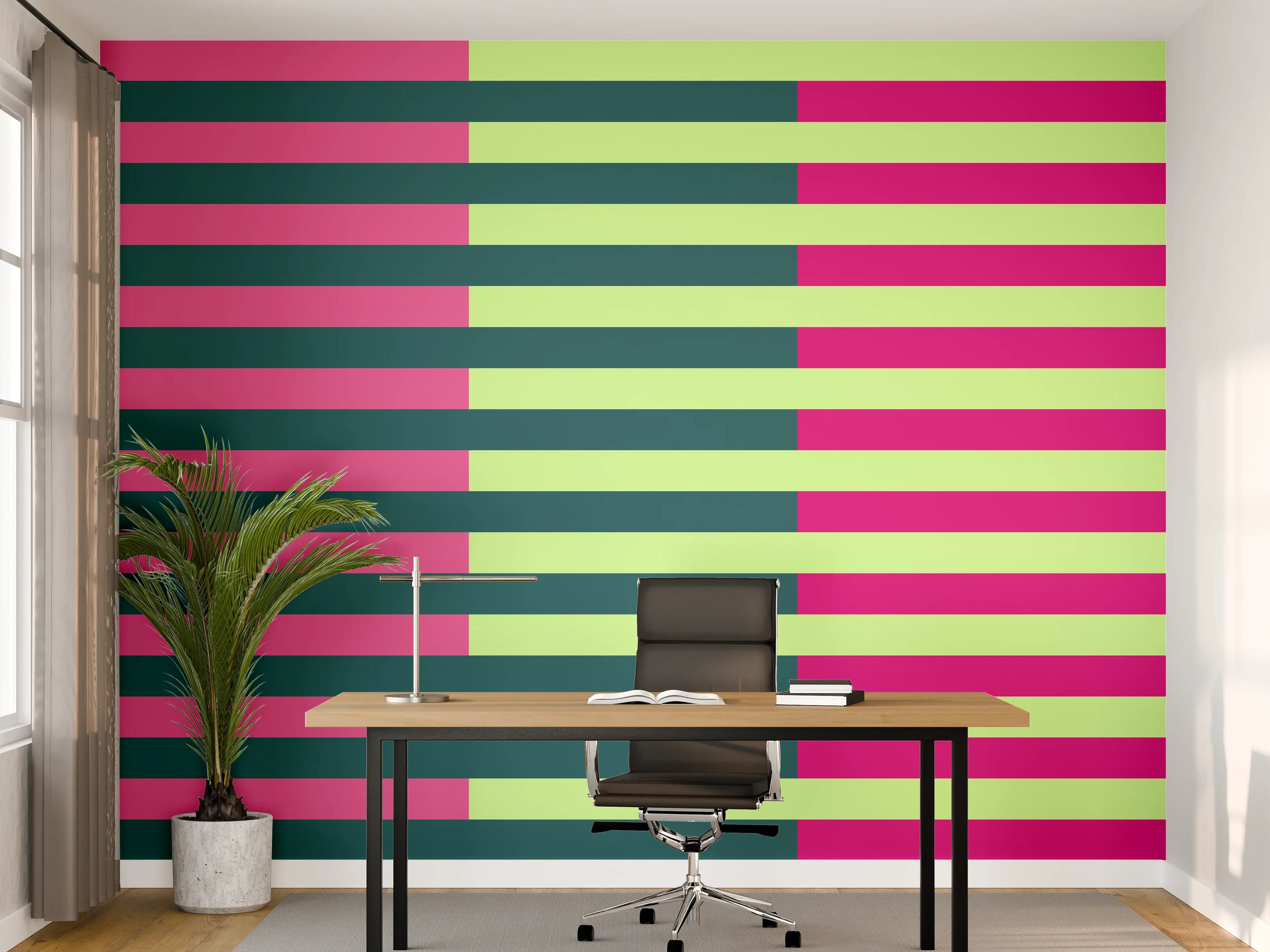 Büro Wandgestaltung - The Neons - Multy Stripes - Lyra