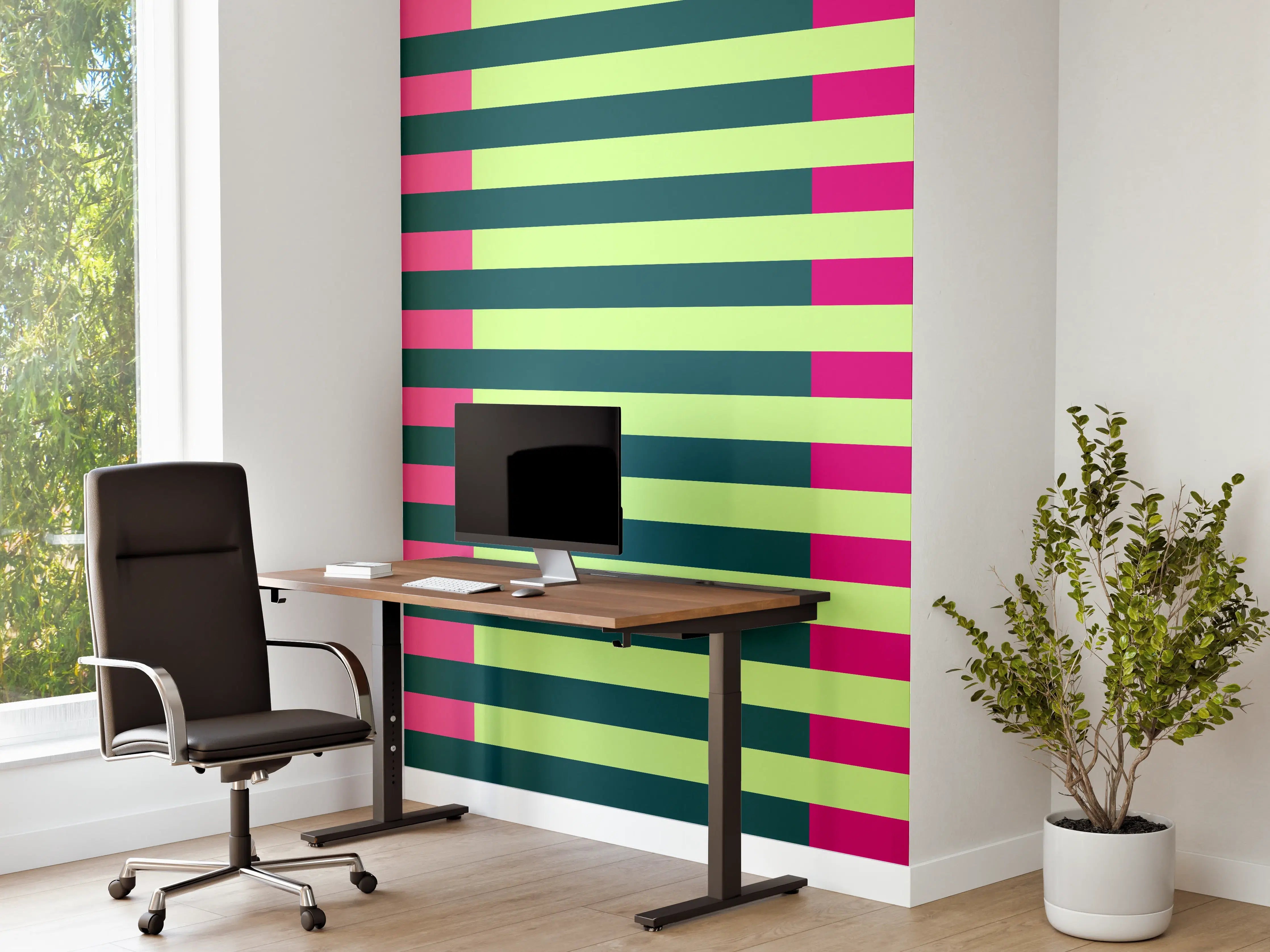 Büro Wandgestaltung - The Neons - Multy Stripes - Lyra