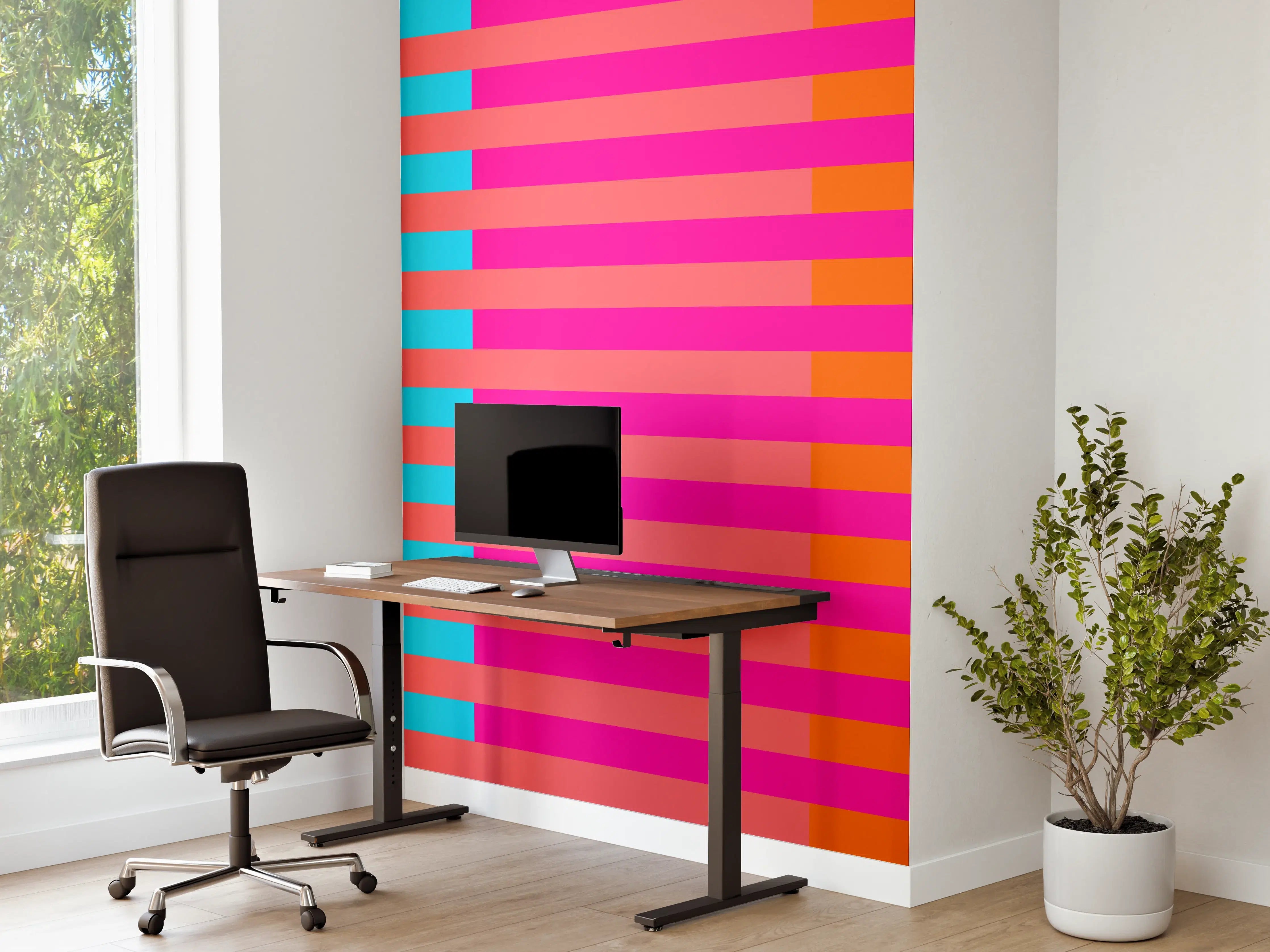 Büro Wandgestaltung - The Neons - Multy Stripes - Nova