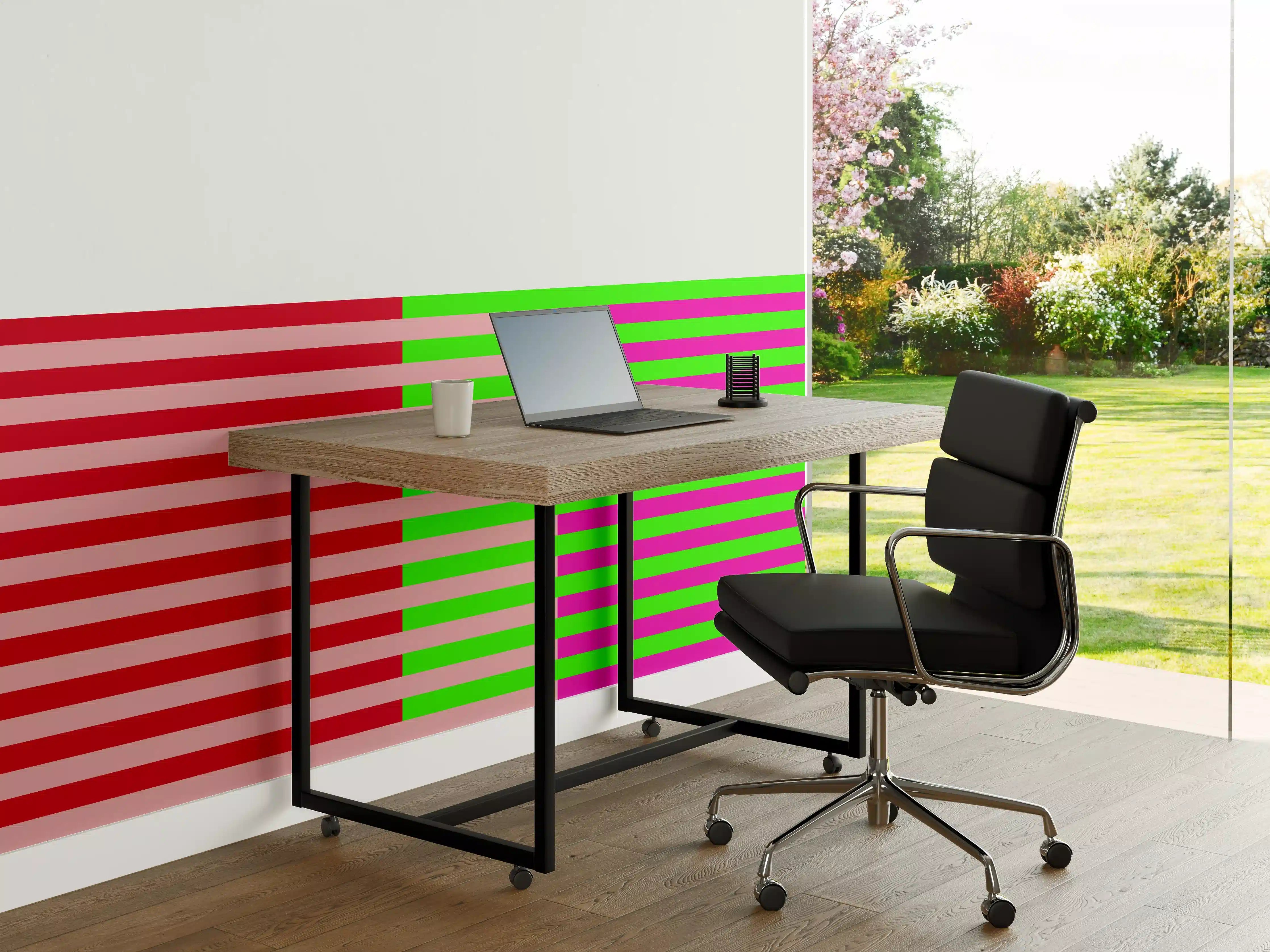 Büro Wandgestaltung - The Neons - Multy Stripes - Nox