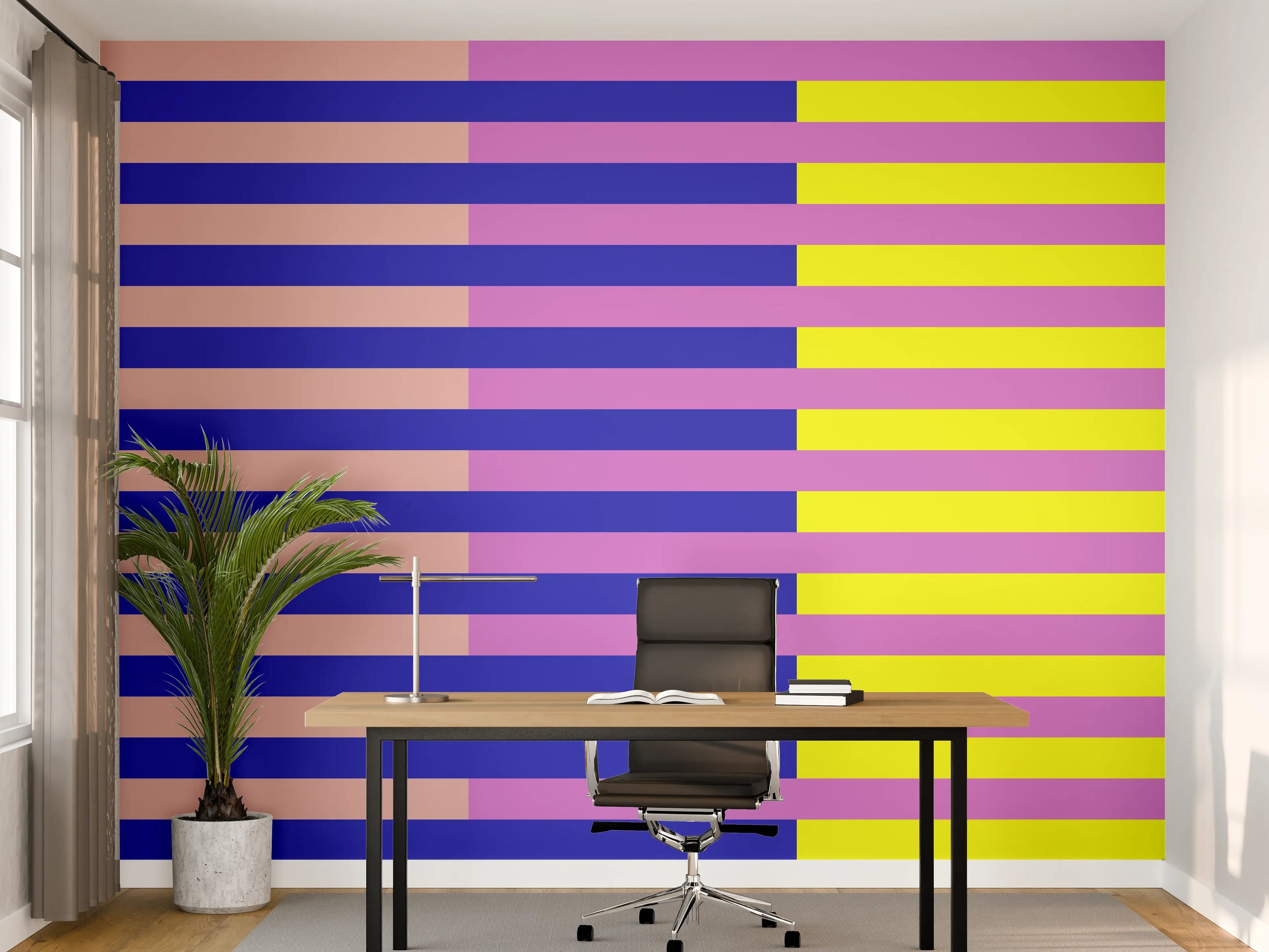 Büro Wandgestaltung - The Neons - Multy Stripes - Stellar
