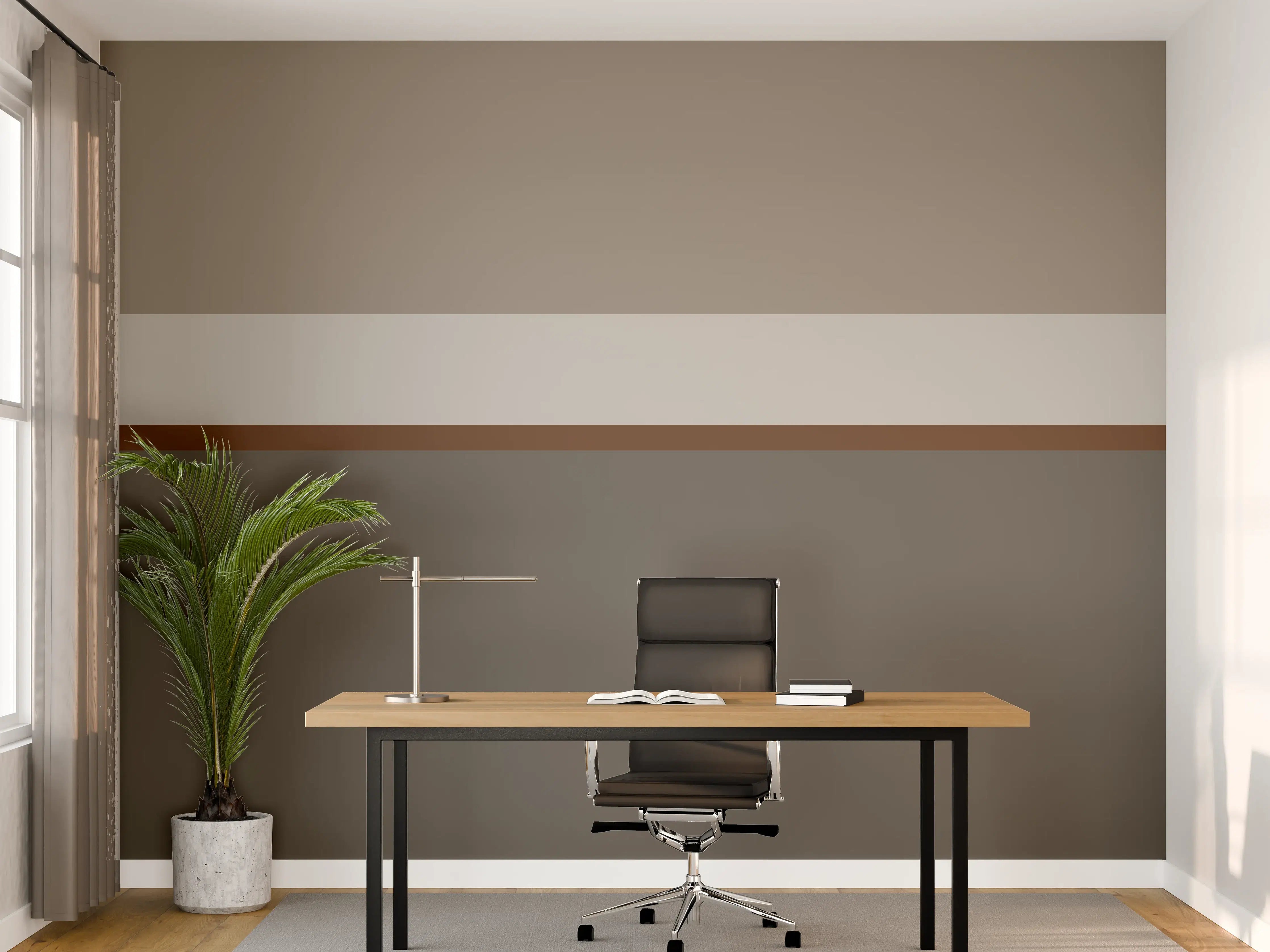 Büro Wandgestaltung - The Nudes - Horizontal - Ash