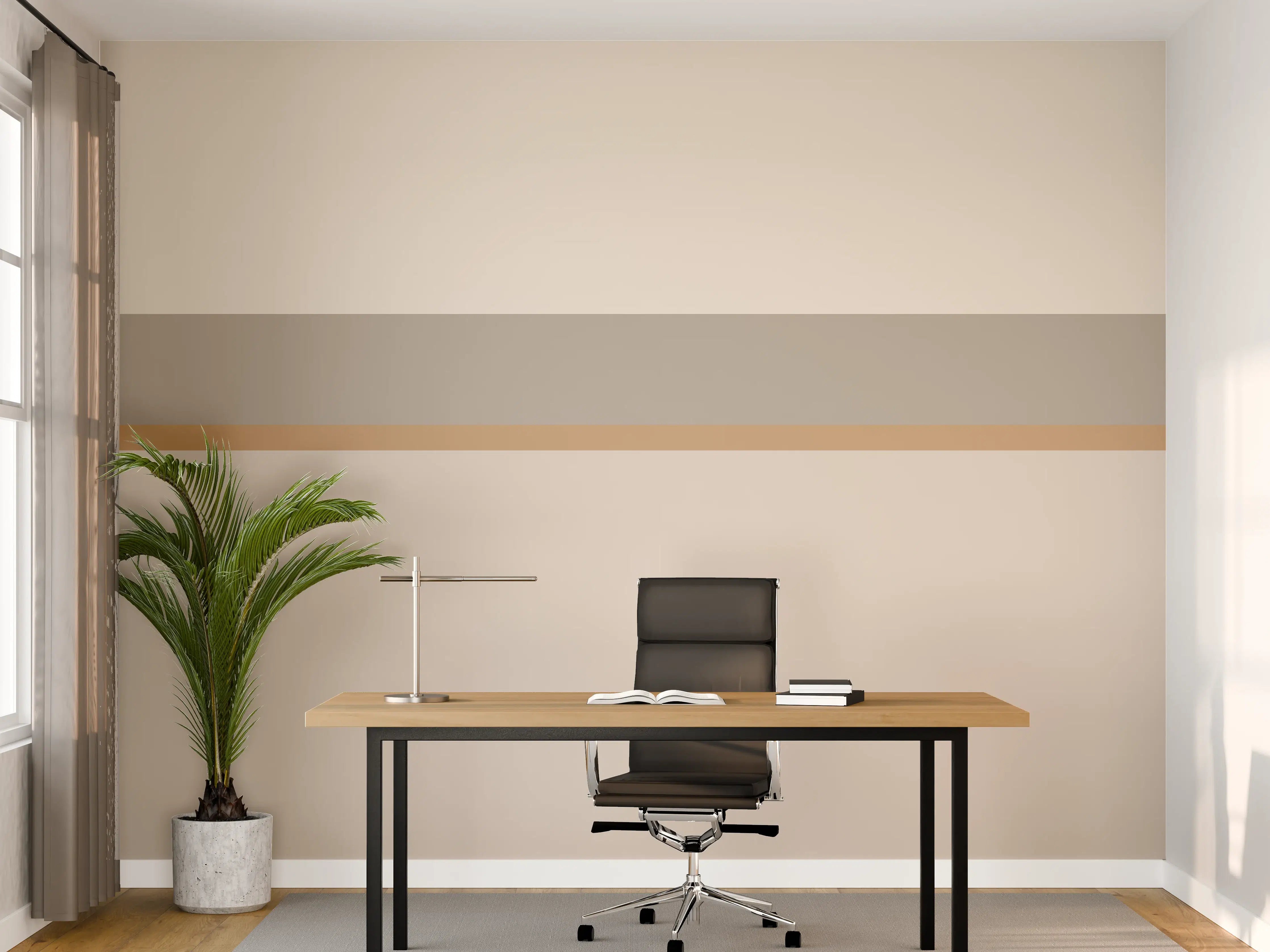 Büro Wandgestaltung - The Nudes - Horizontal - Caramel