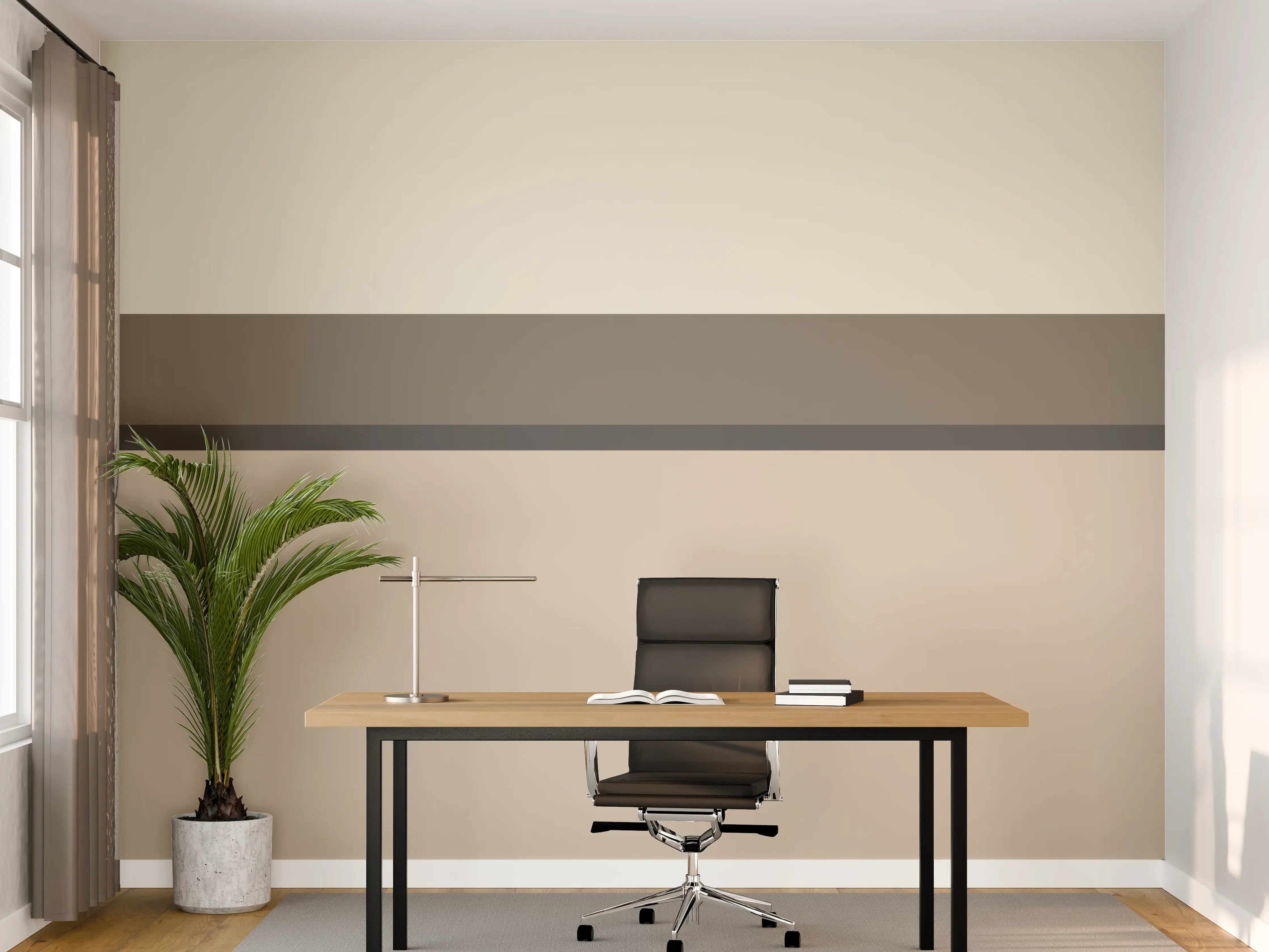 Büro Wandgestaltung - The Nudes - Horizontal - Toffee