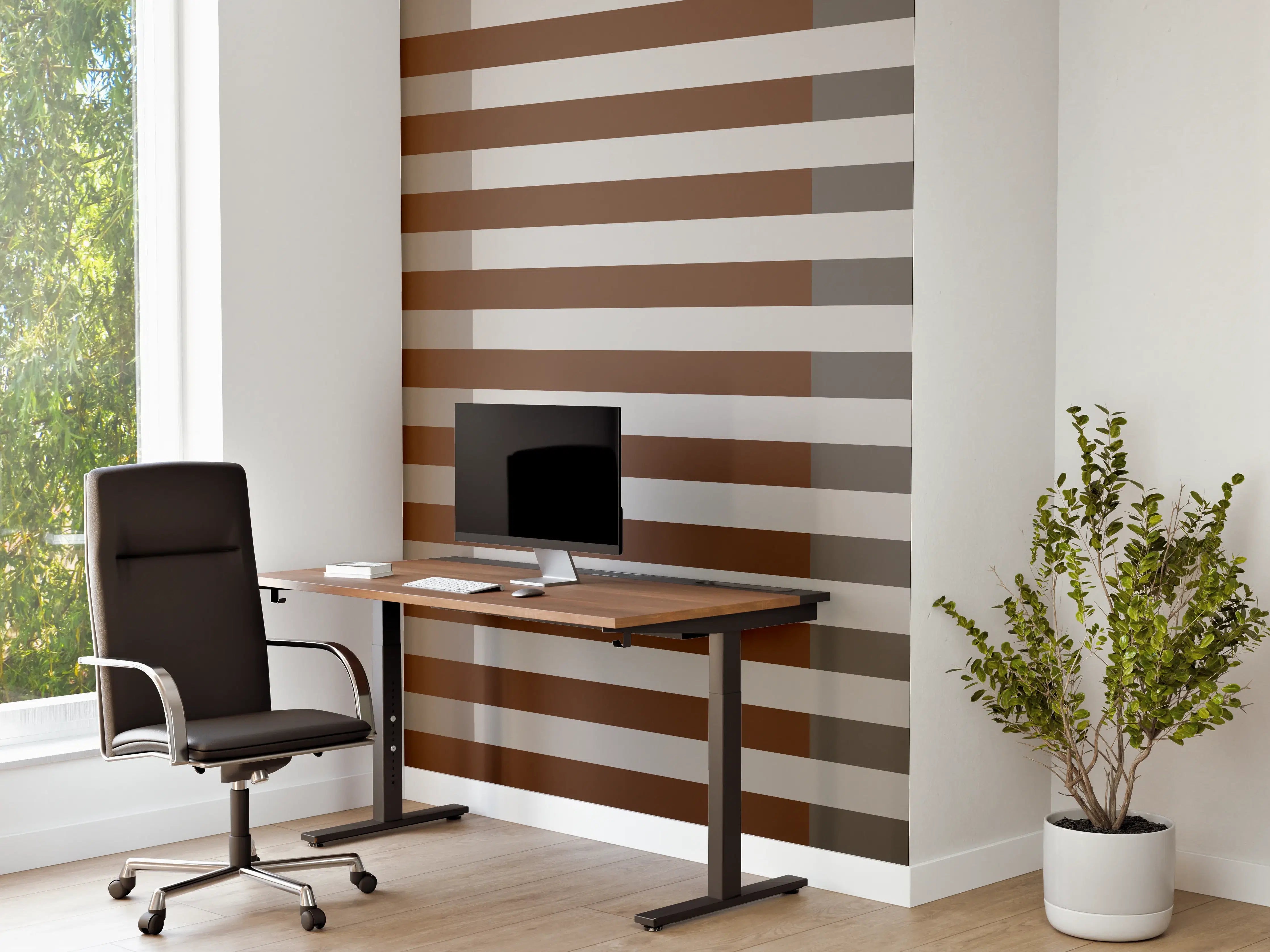 Büro Wandgestaltung - The Nudes - Multy Stripes - Ash
