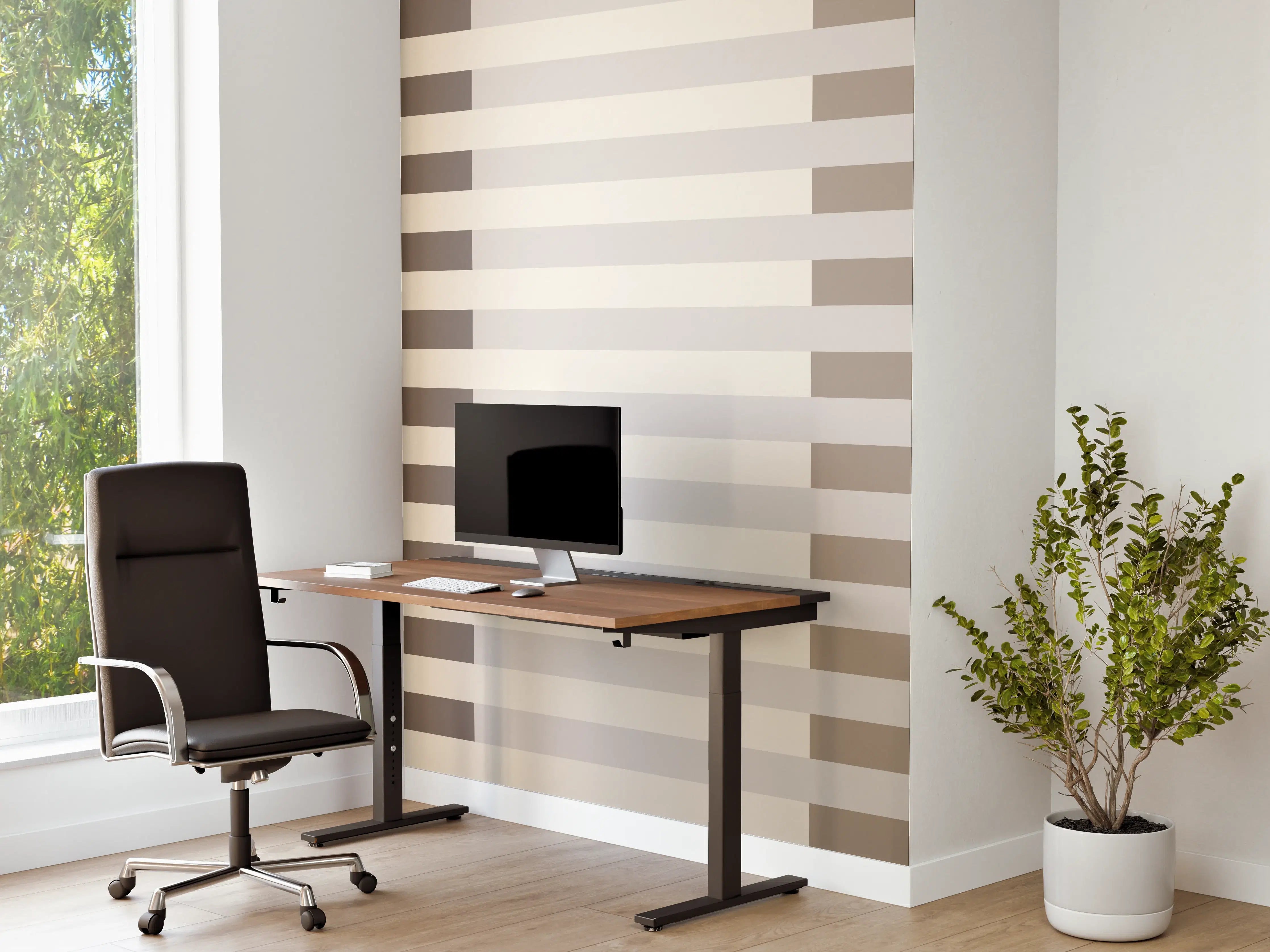 Büro Wandgestaltung - The Nudes - Multy Stripes - Fog