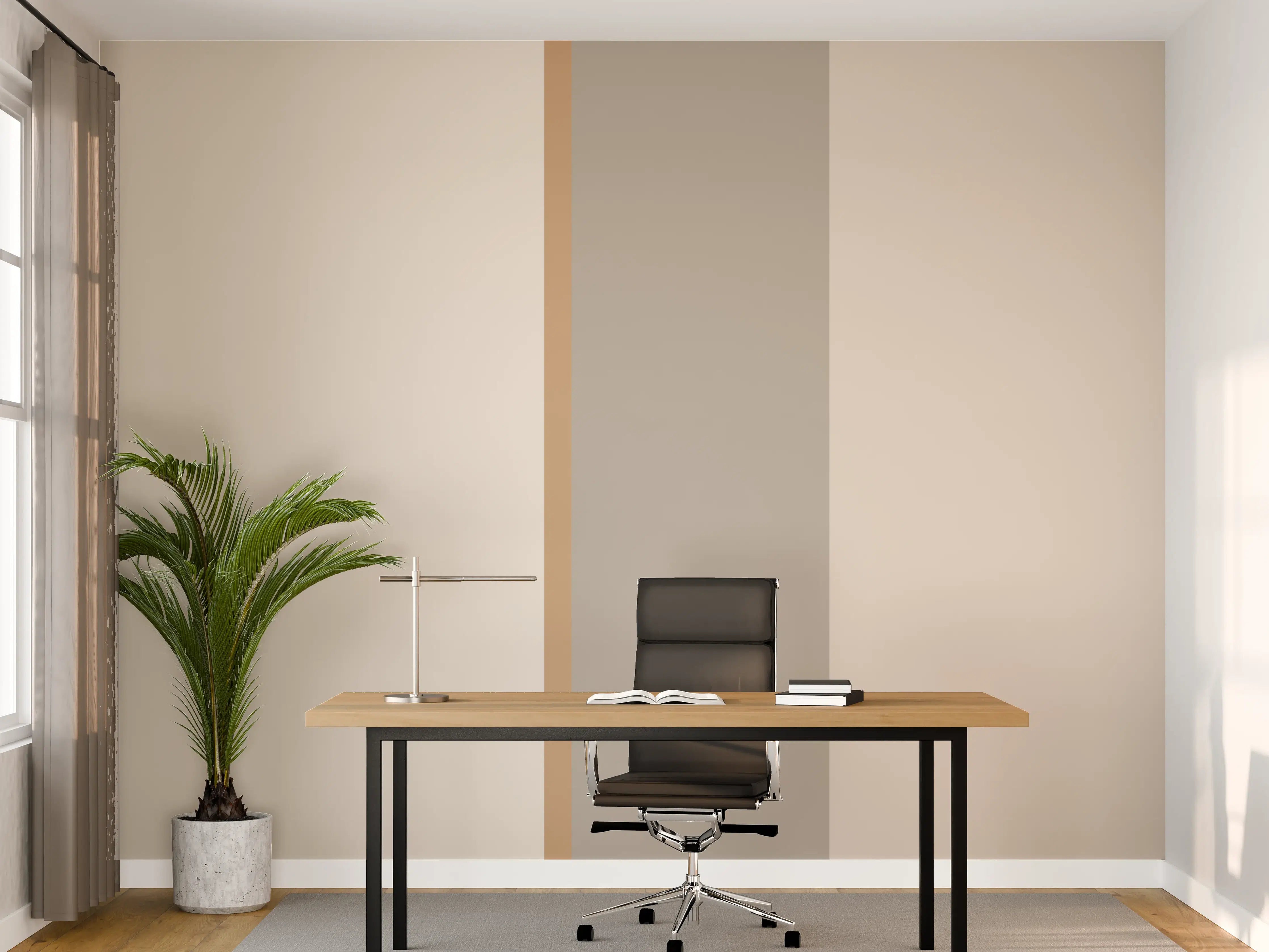 Büro Wandgestaltung - The Nudes - Vertikal - Caramel