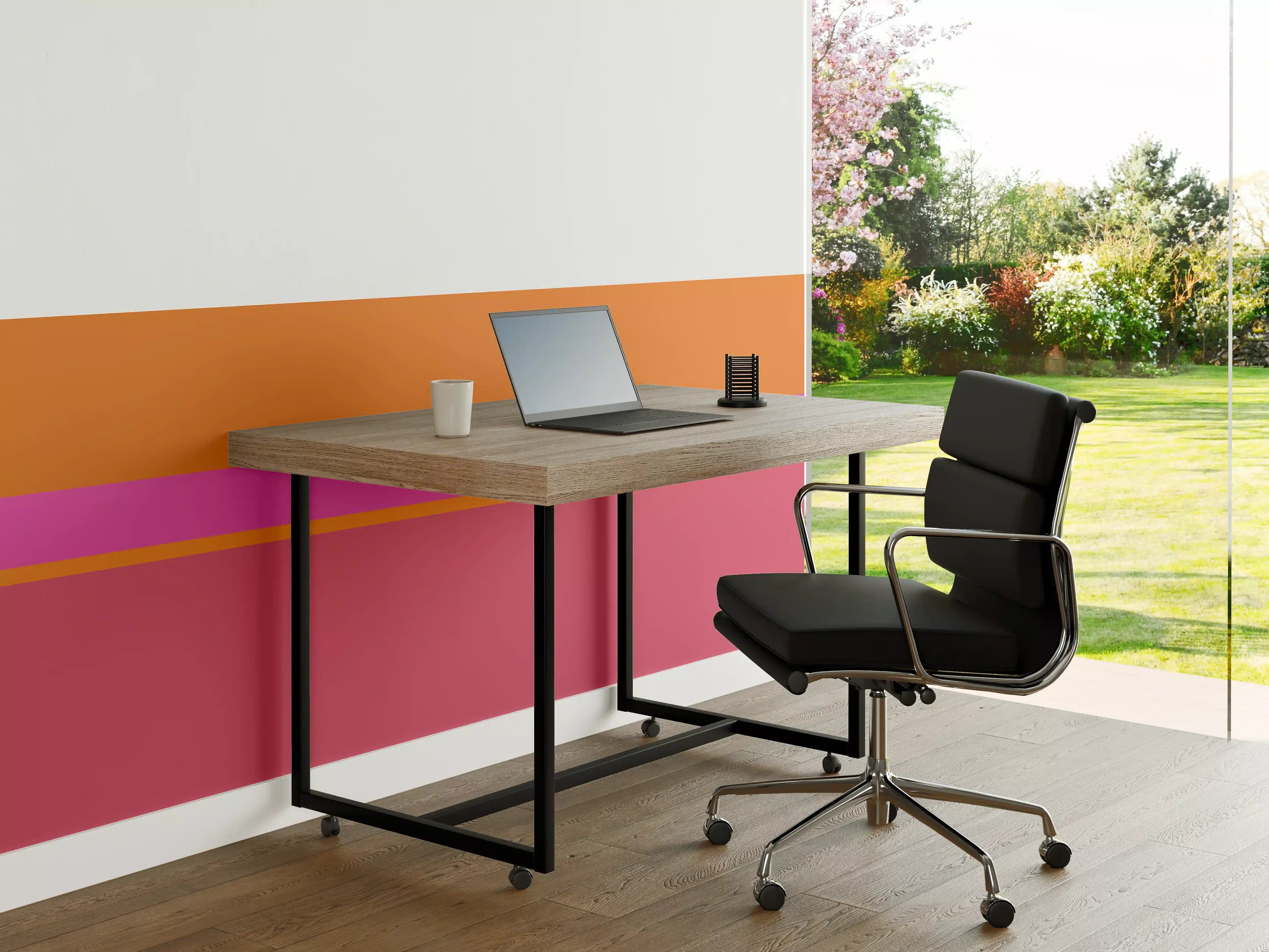 Büro Wandgestaltung - The Oranges - Horizontal - Fuchsia