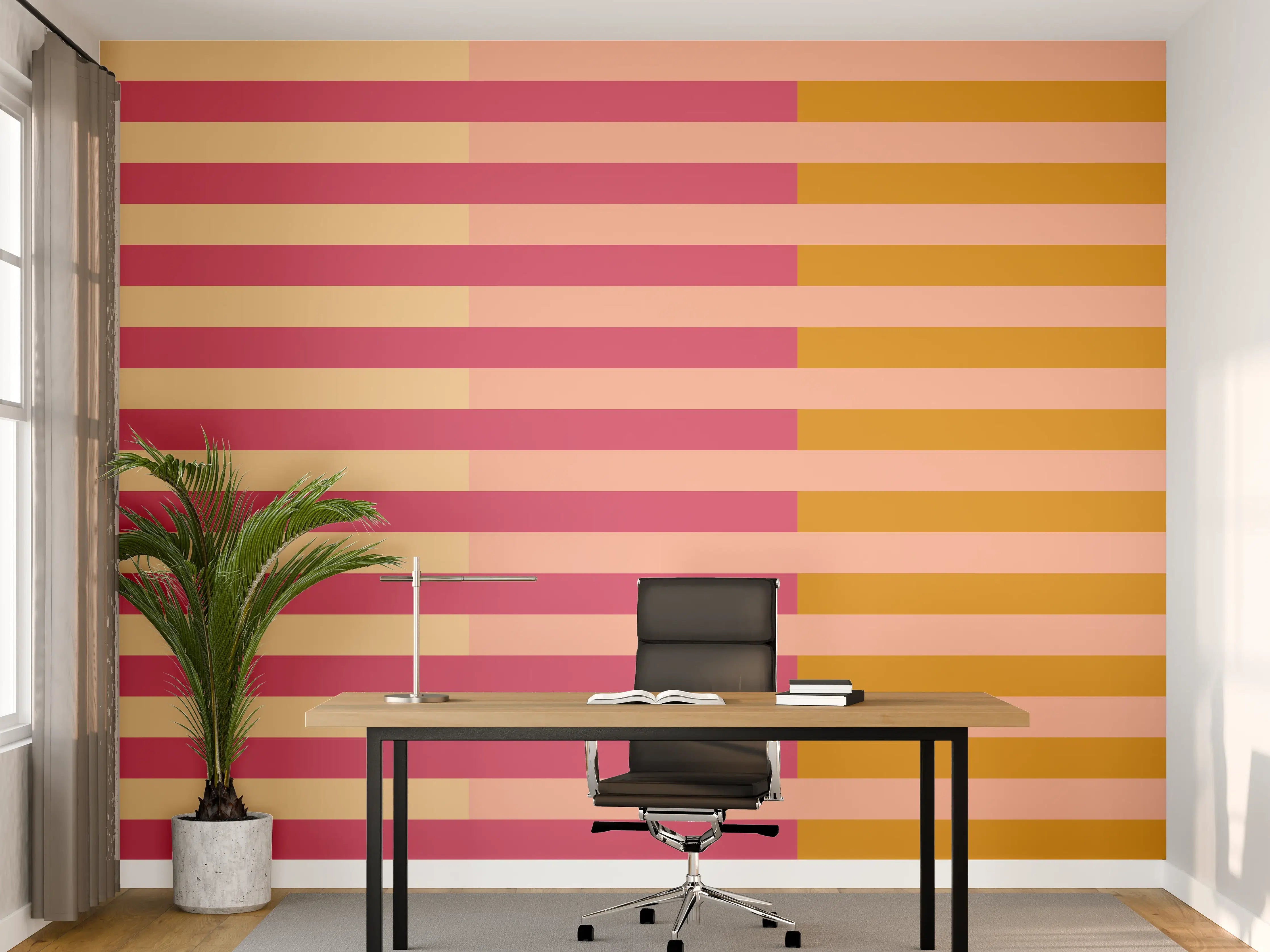 Büro Wandgestaltung - The Oranges - Multy Stripes - Cotton Candy