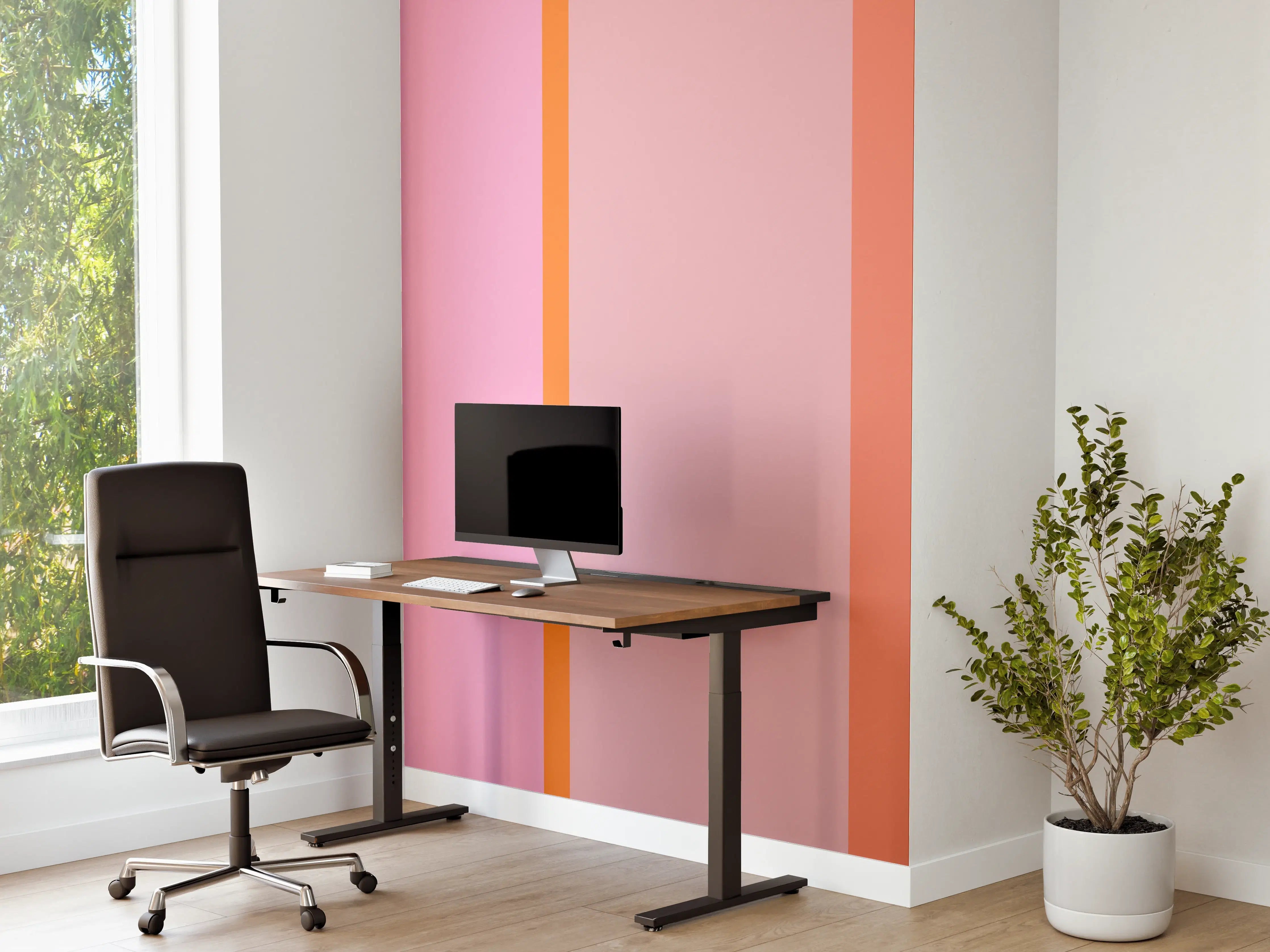 Büro Wandgestaltung - The Oranges - Vertical - Coral