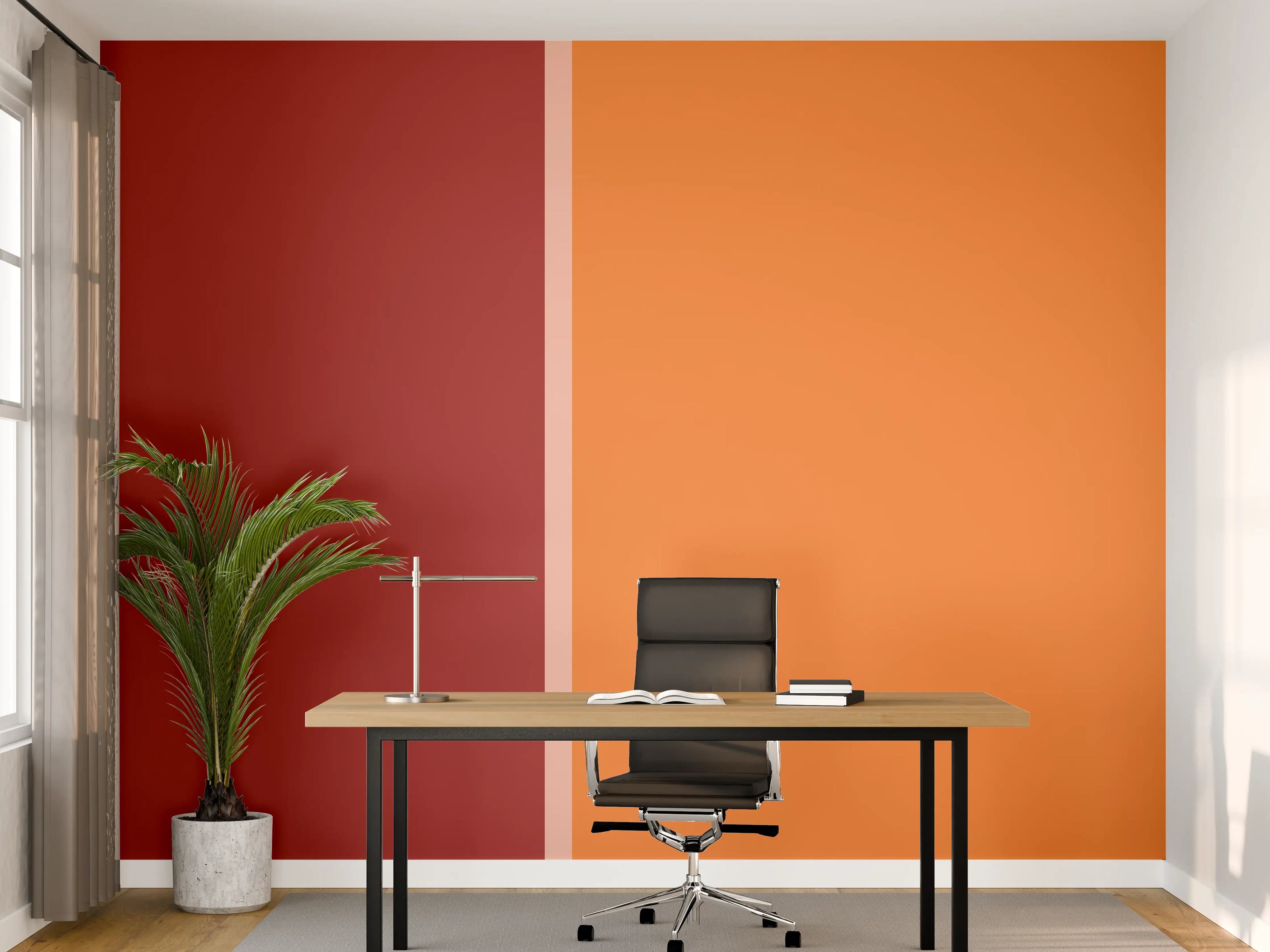 Büro Wandgestaltung - The Reds - Easy Vertical - Sangria