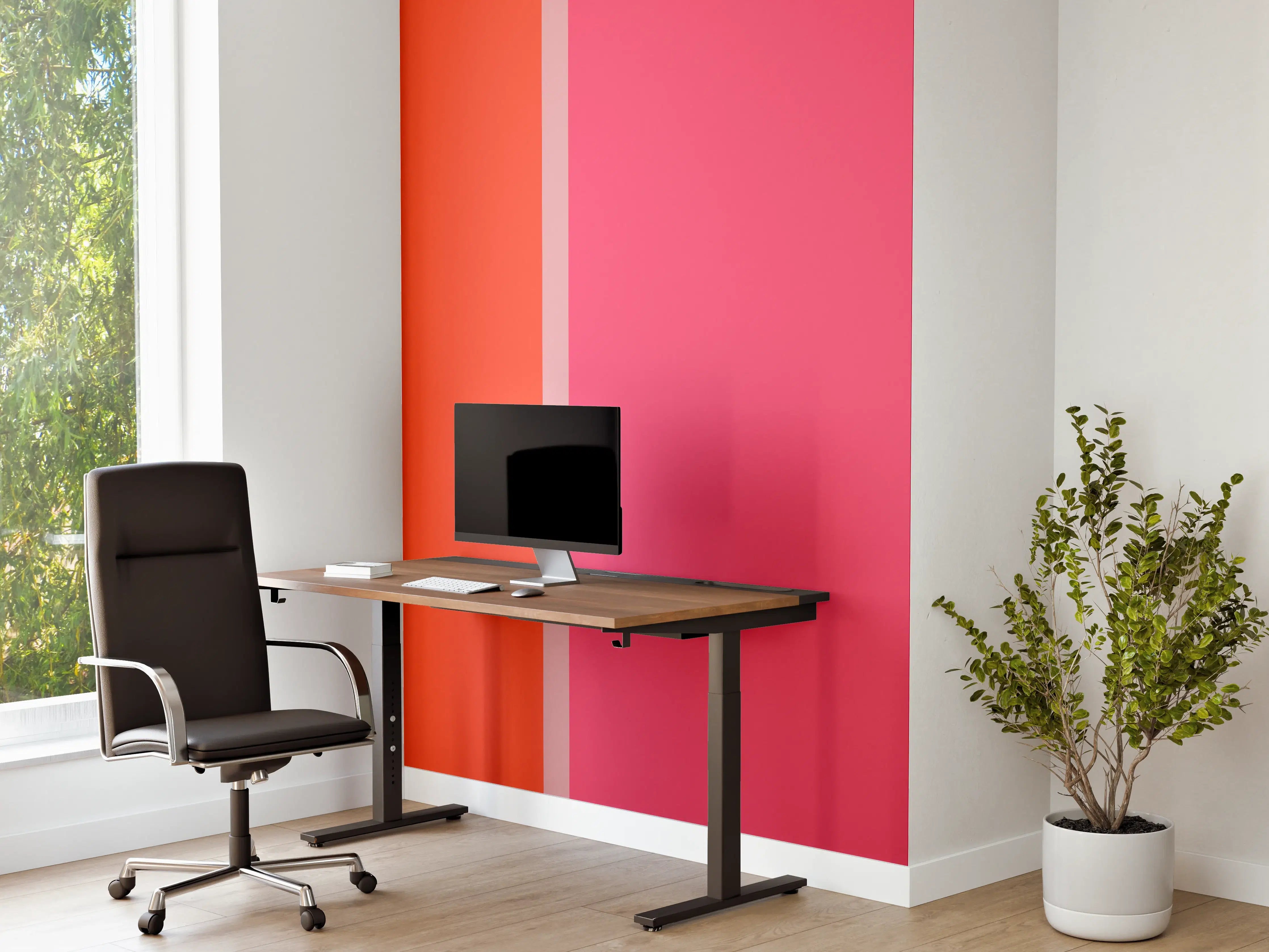 Büro Wandgestaltung - The Reds - Easy Vertikal - Strawberry