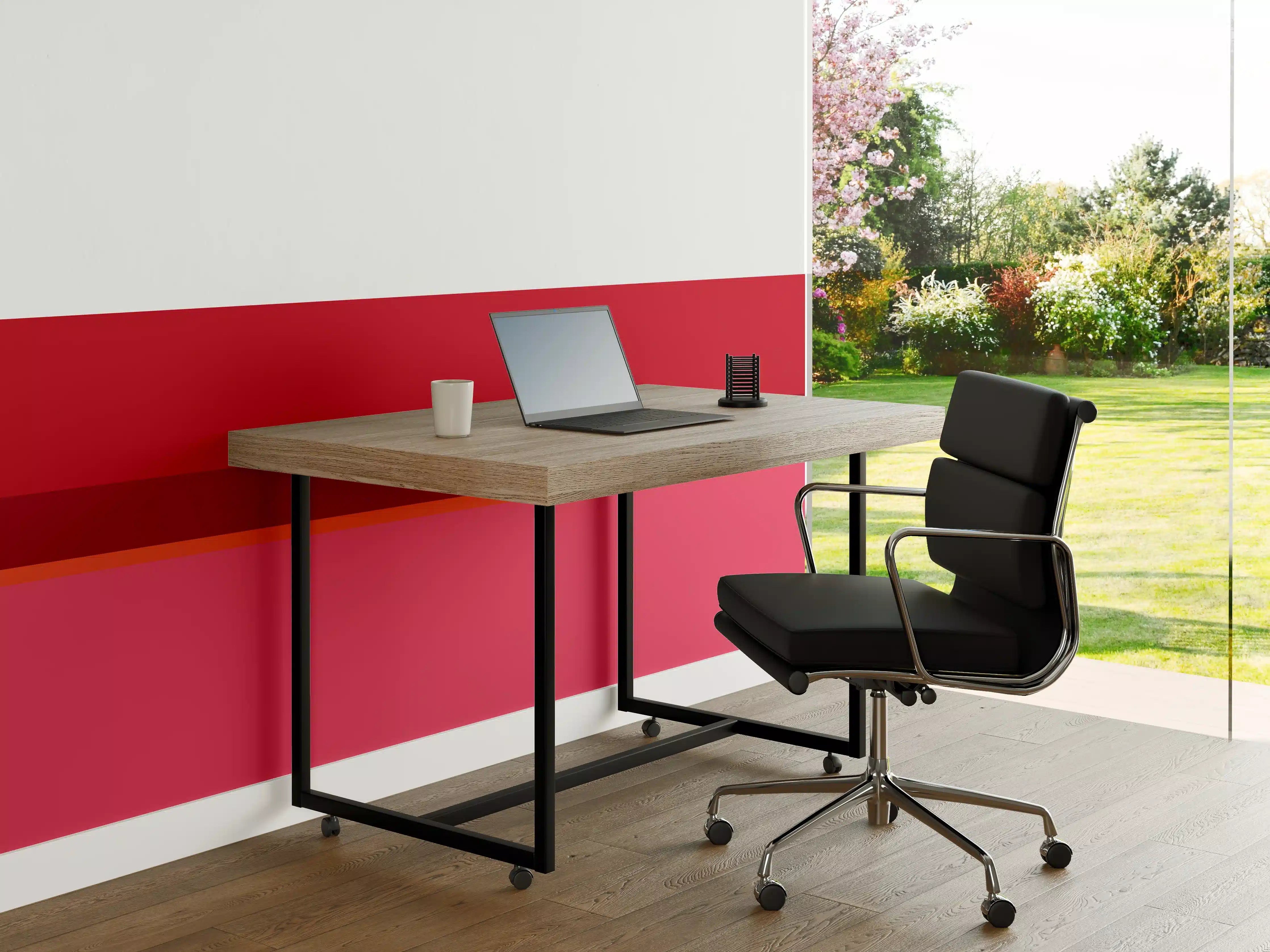 Büro Wandgestaltung - The Reds - Horizontal - Pommagranate