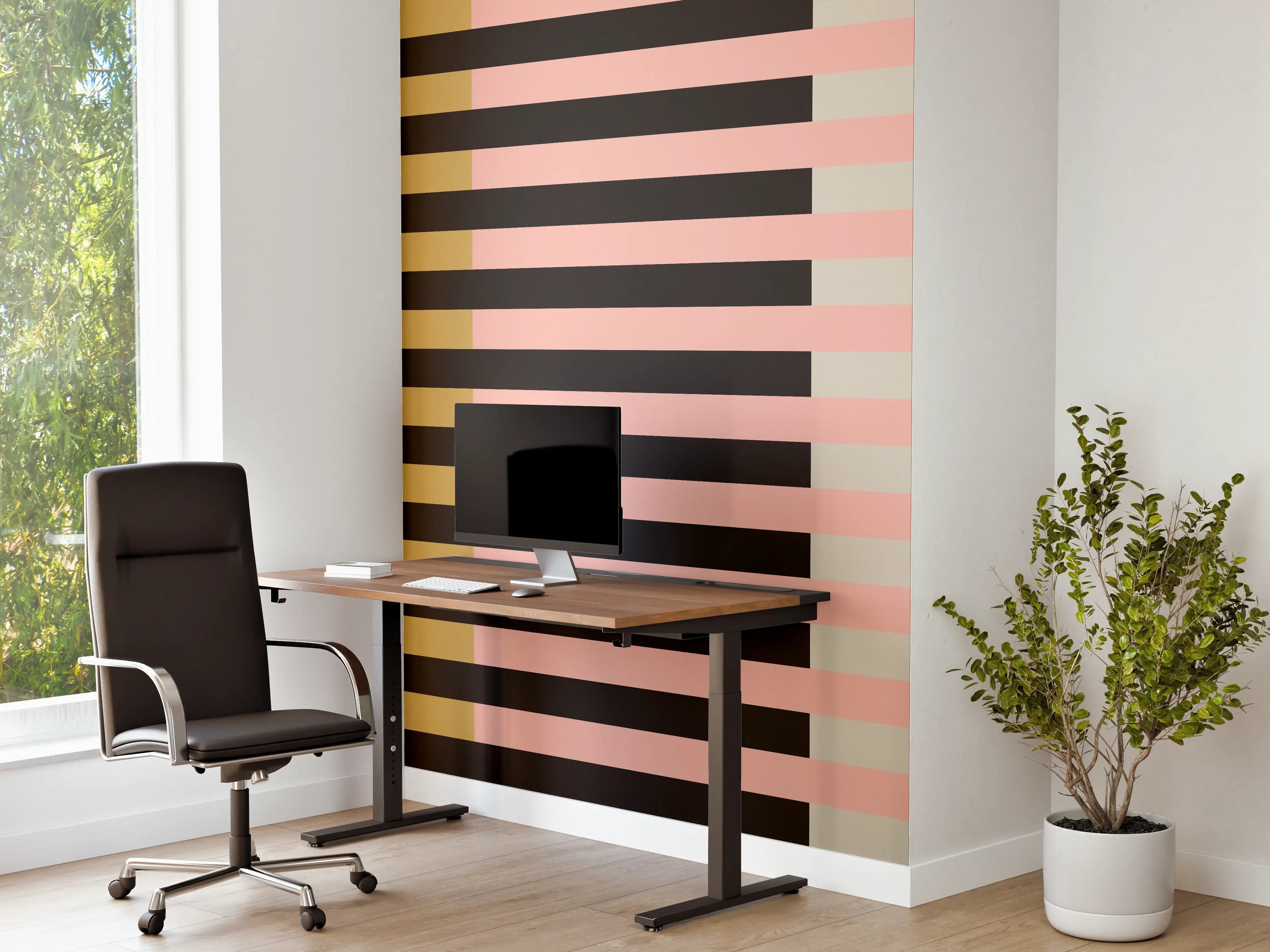 Büro Wandgestaltung - The Retros - Multy Stripes - Daenerys