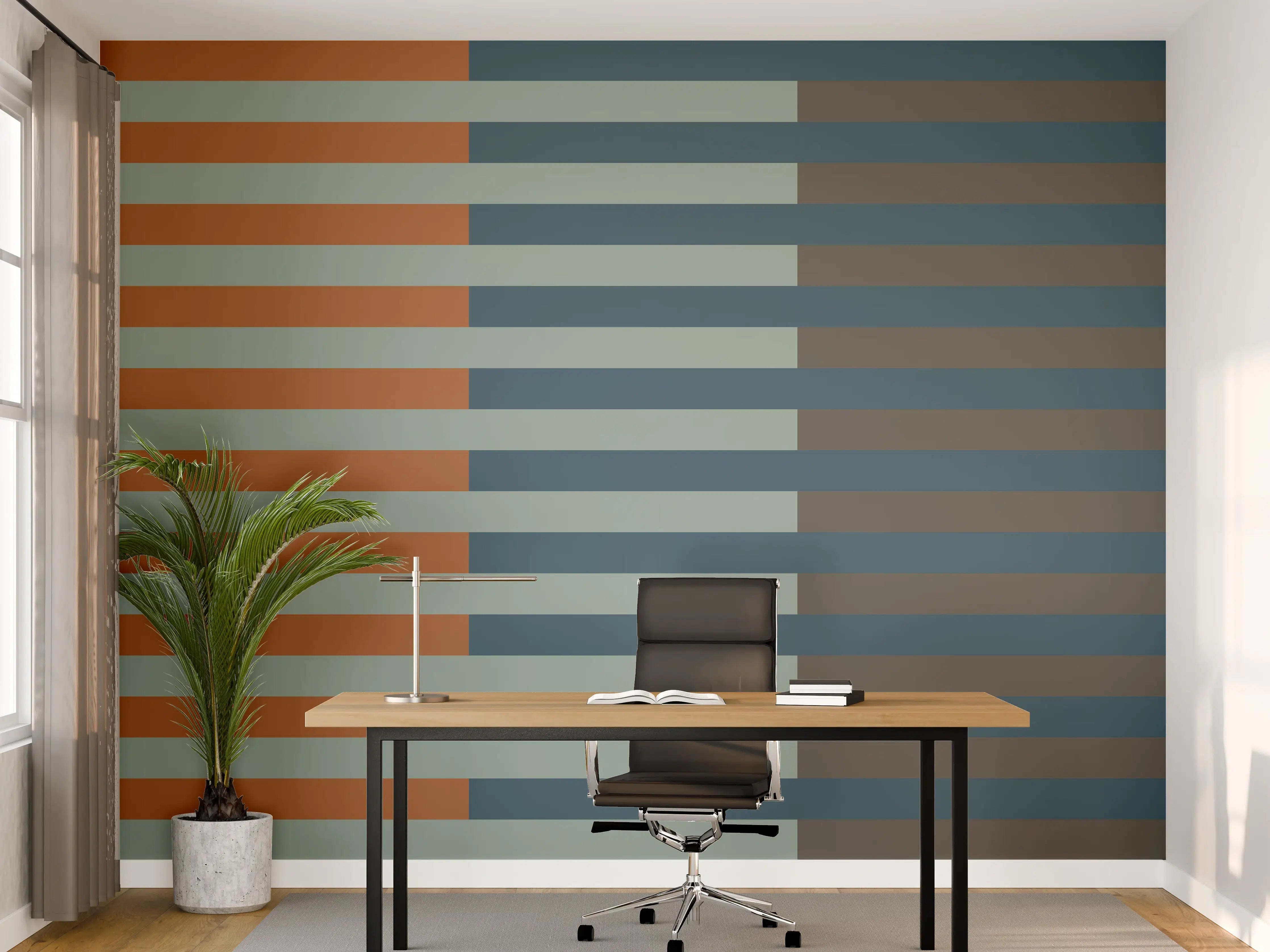 Büro Wandgestaltung - The Retros - Multy Stripes - Jon