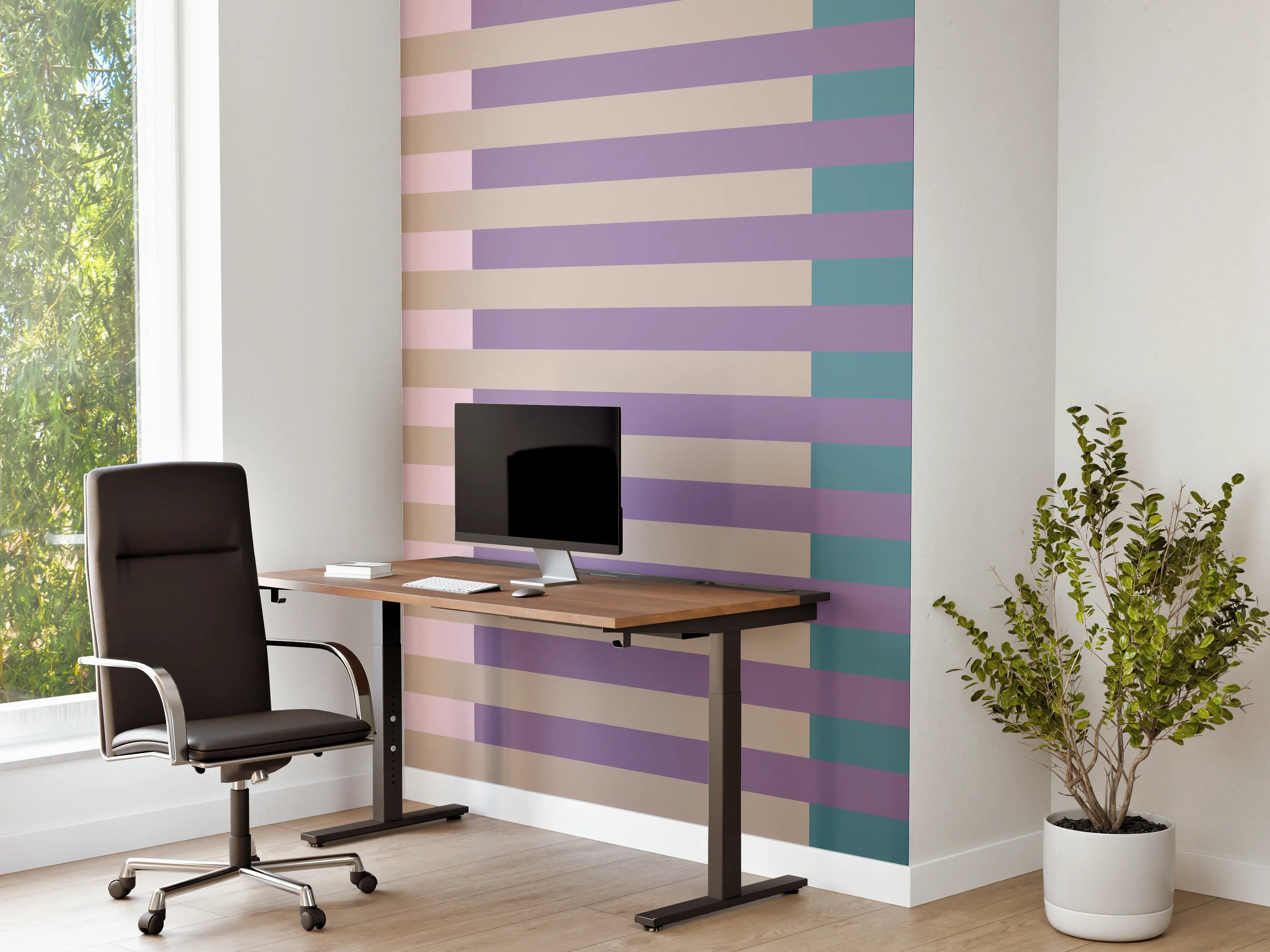 Büro Wandgestaltung - The Vintages - Multy Stripes - Daphne