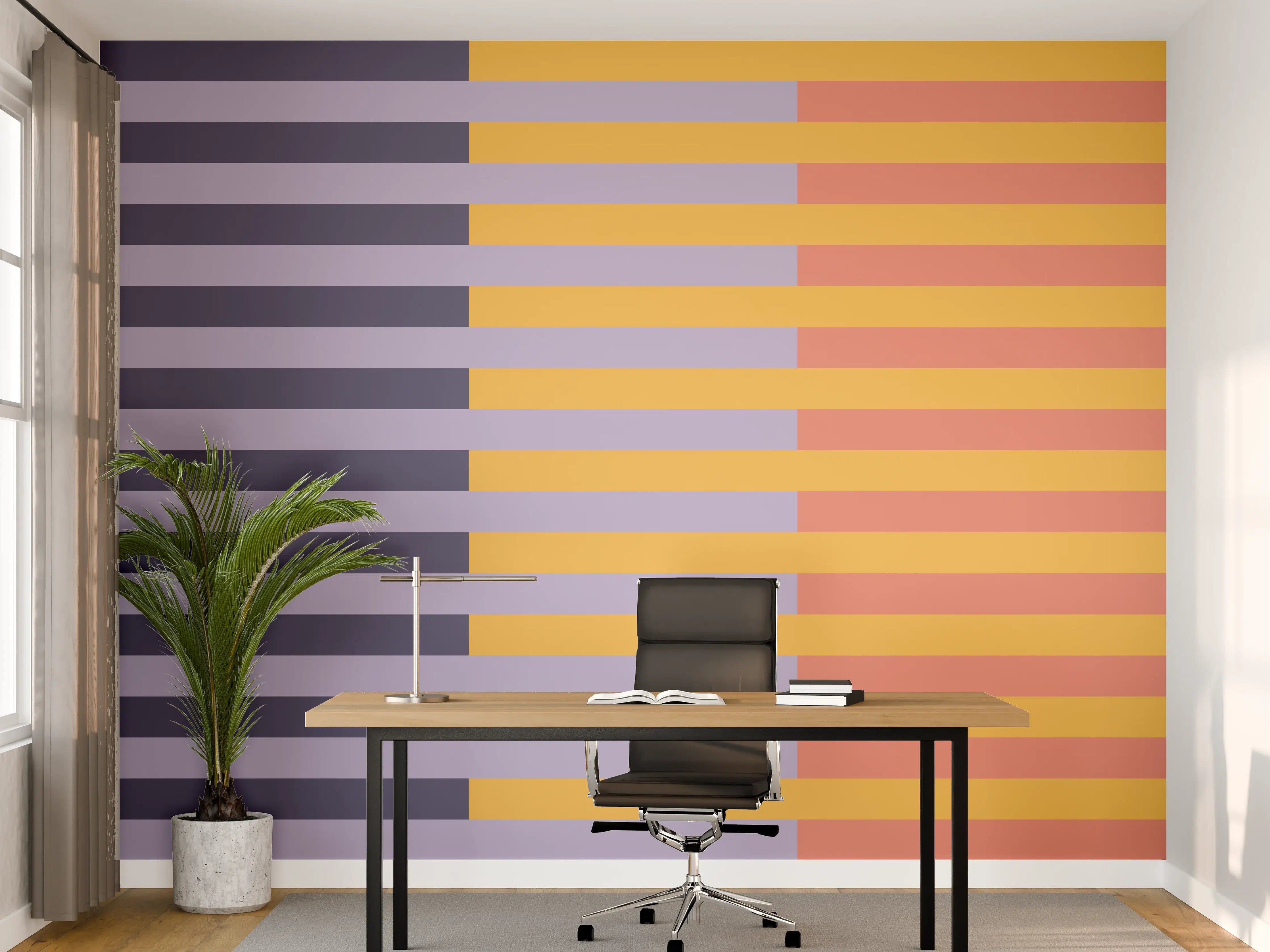 Büro Wandgestaltung - The Vintages - Multy Stripes - Penelope