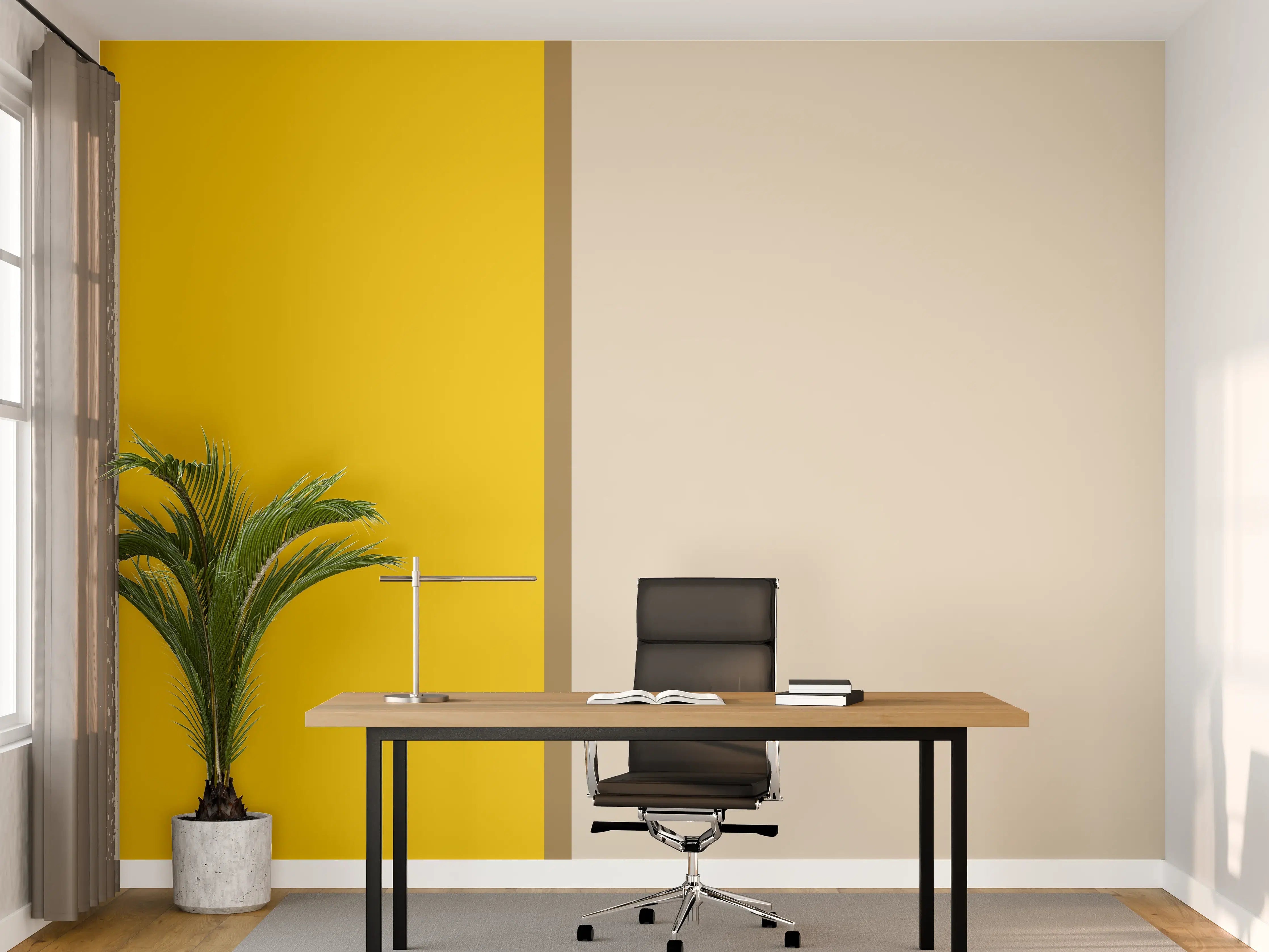 Büro Wandgestaltung - The Yellows - Easy Vertical - Saffron