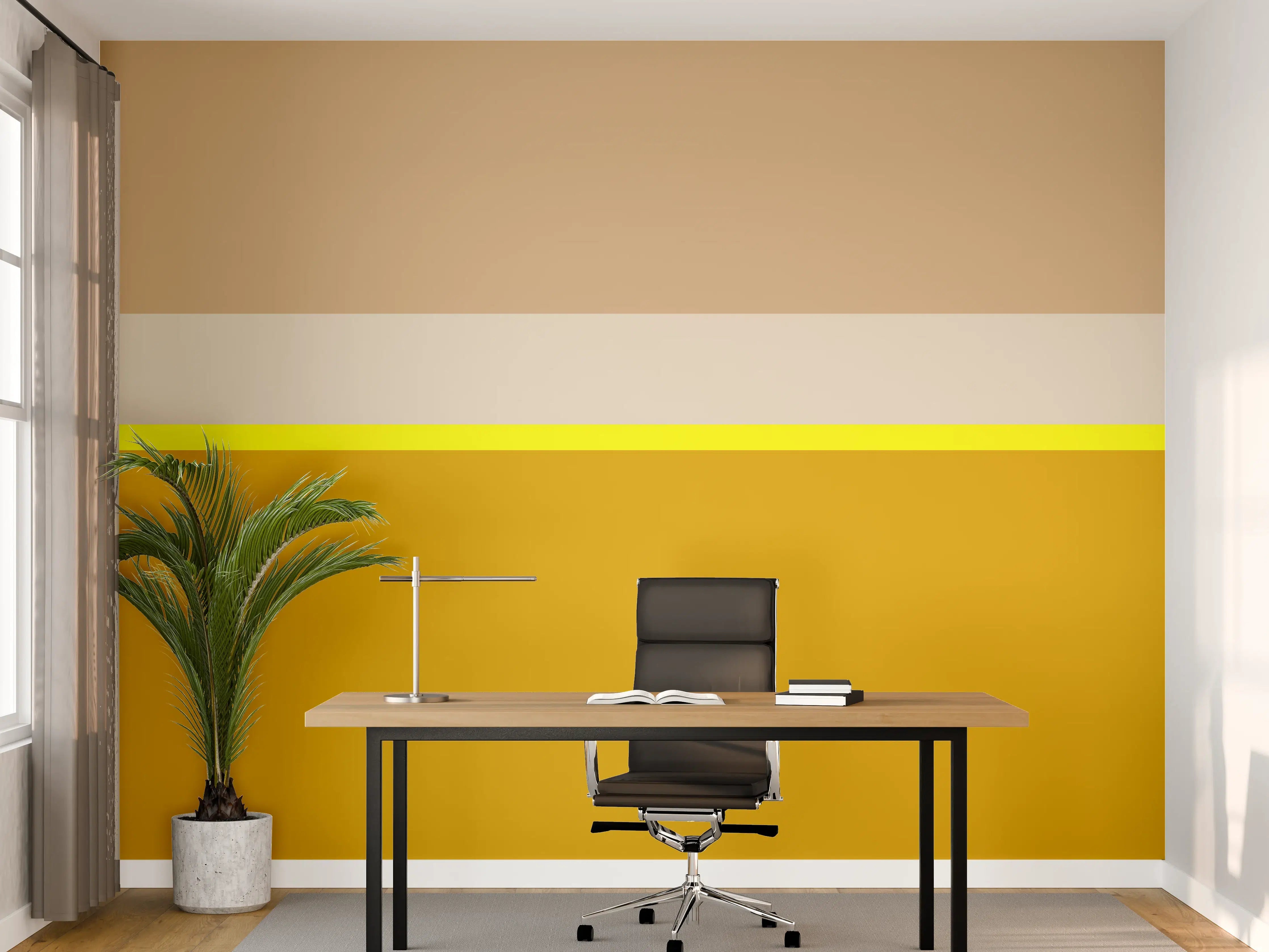 Büro Wandgestaltung - The Yellows - Horizontal - Buttercup