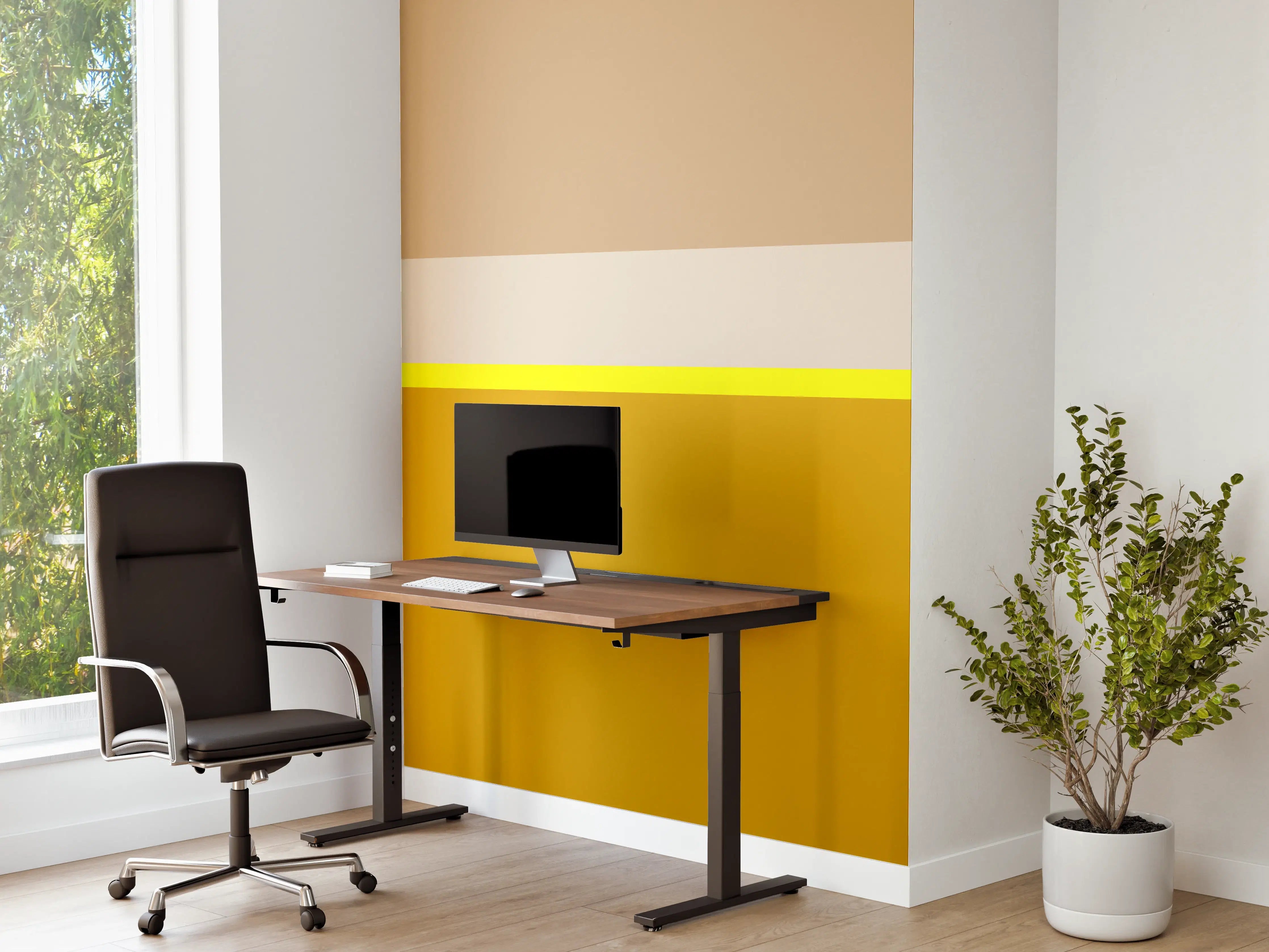 Büro Wandgestaltung - The Yellows - Horizontal - Buttercup