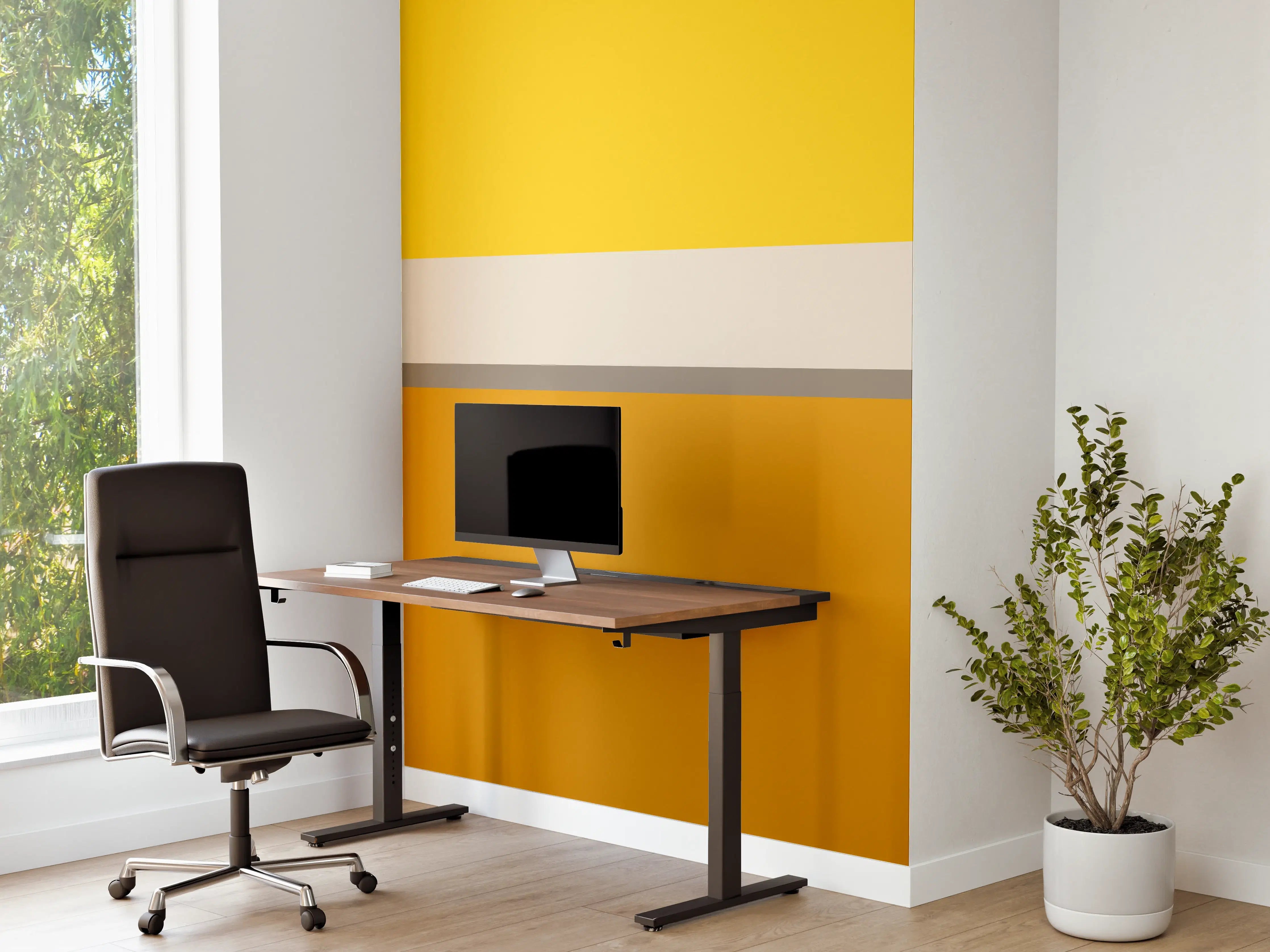 Büro Wandgestaltung - The Yellows - Horizontal - Saffron